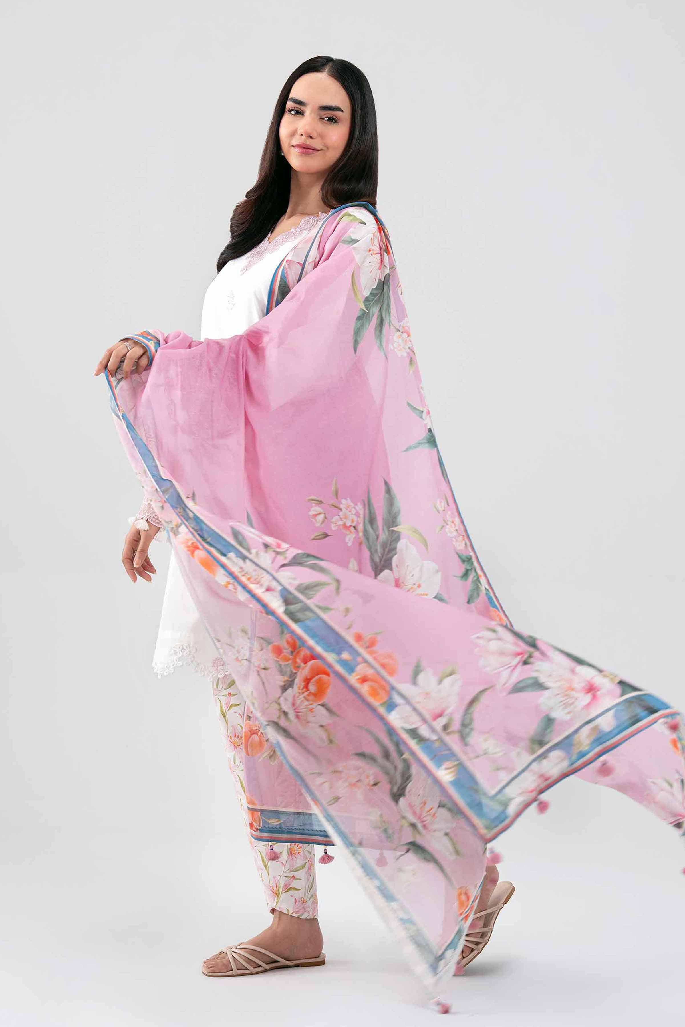 3 Piece - Digital Printed Embroidered Suit - 42601195 for Women - Unstitched Collection | Nishat | Shop Online