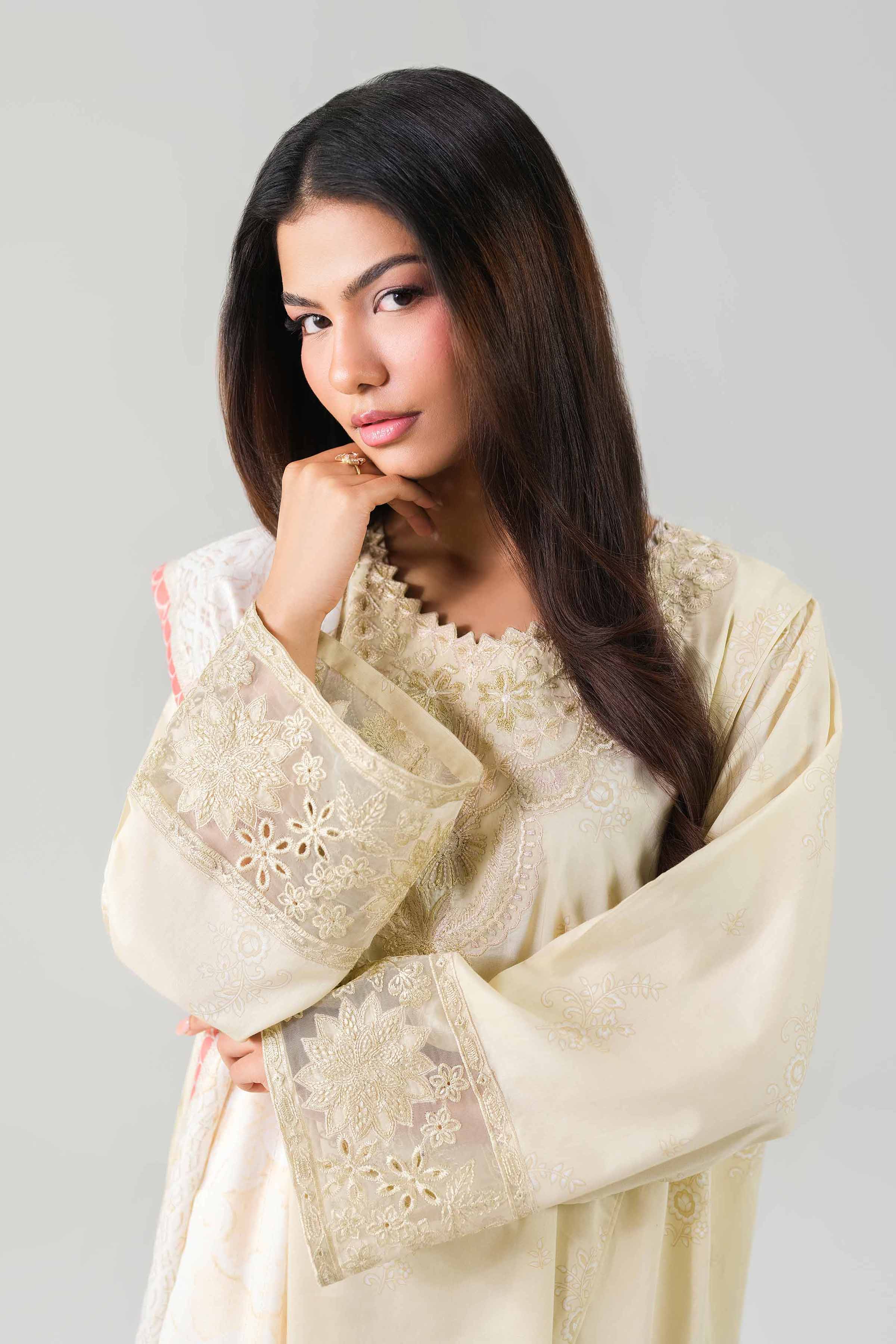 3 Piece - Digital Printed Embroidered Suit - 42601205 for Women - Unstitched Collection | Nishat | Shop Online