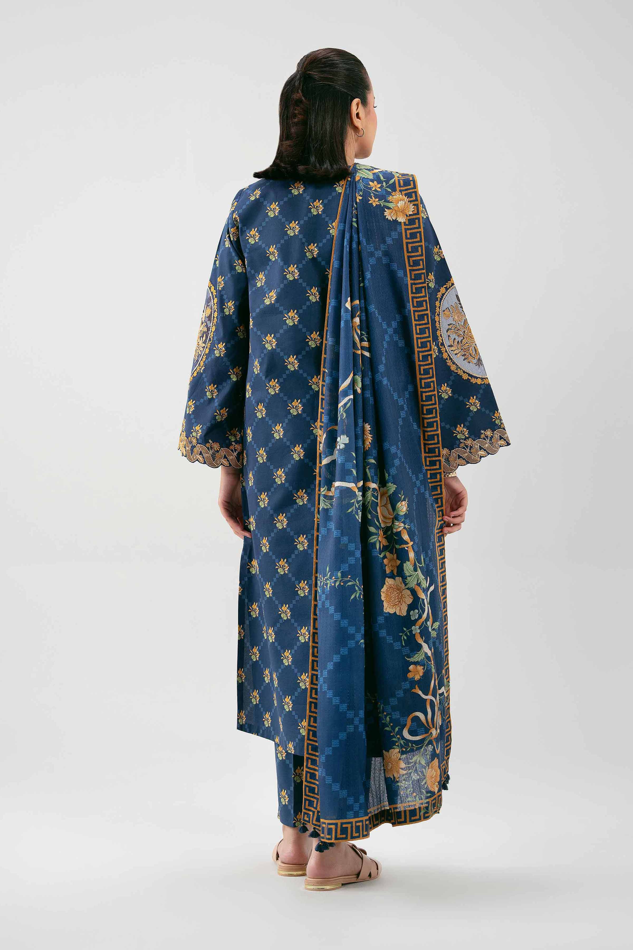 3 Piece - Digital Printed Embroidered Suit - 42601209 for Women - Unstitched Collection | Nishat | Shop Online