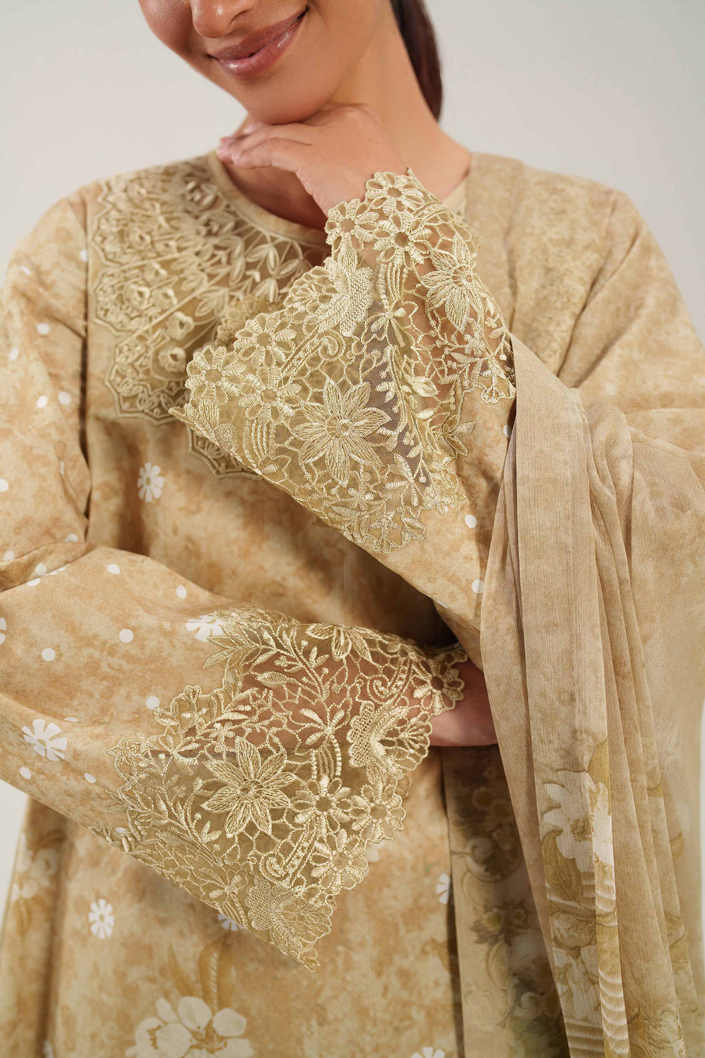 3 Piece - Digital Printed Embroidered Suit - 42601215 for Women - Unstitched Collection | Nishat | Shop Online