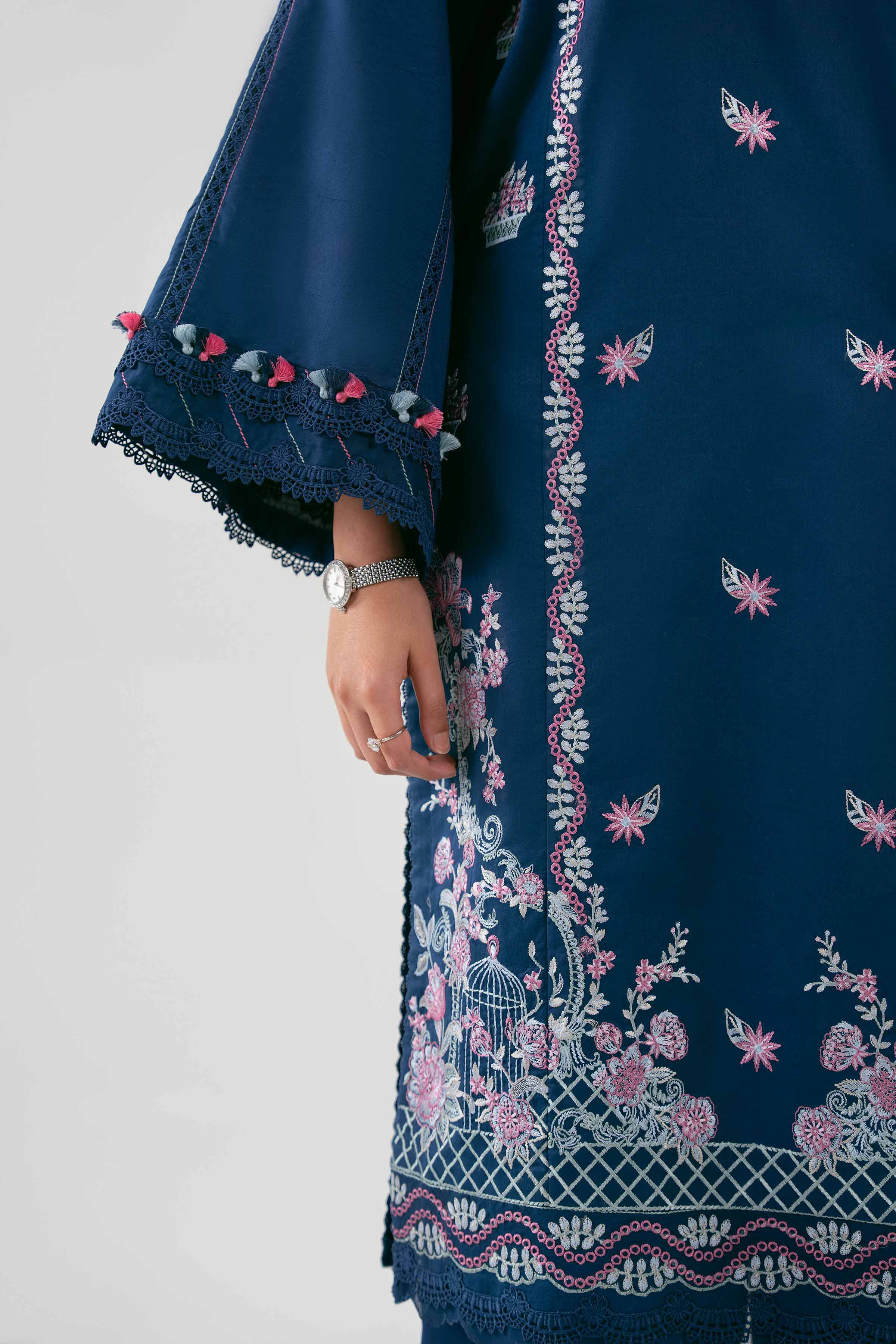 3 Piece - Digital Printed Embroidered Suit - 42601225