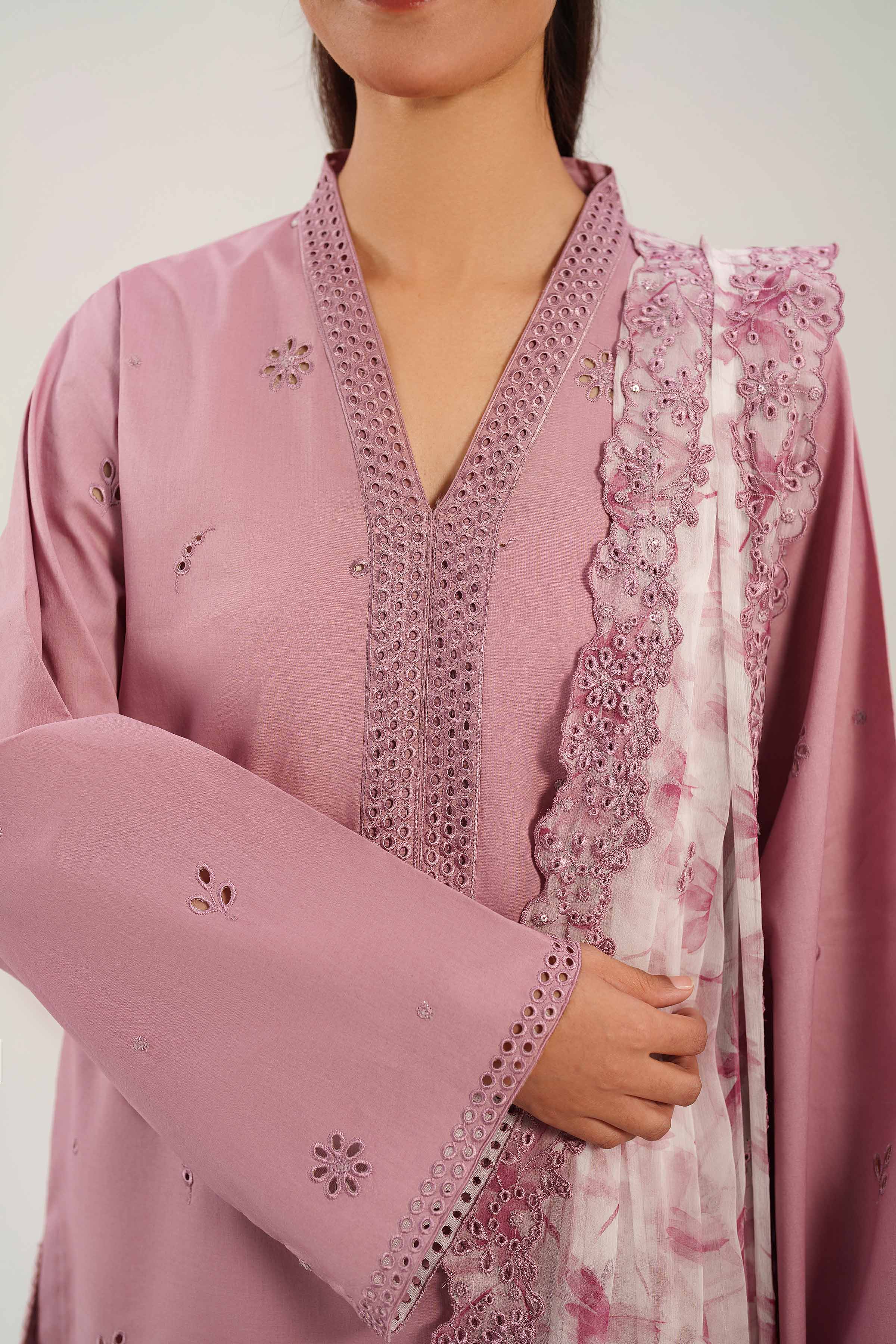 3 Piece - Digital Printed Embroidered Suit - 42601232 for Women - Unstitched Collection | Nishat | Shop Online