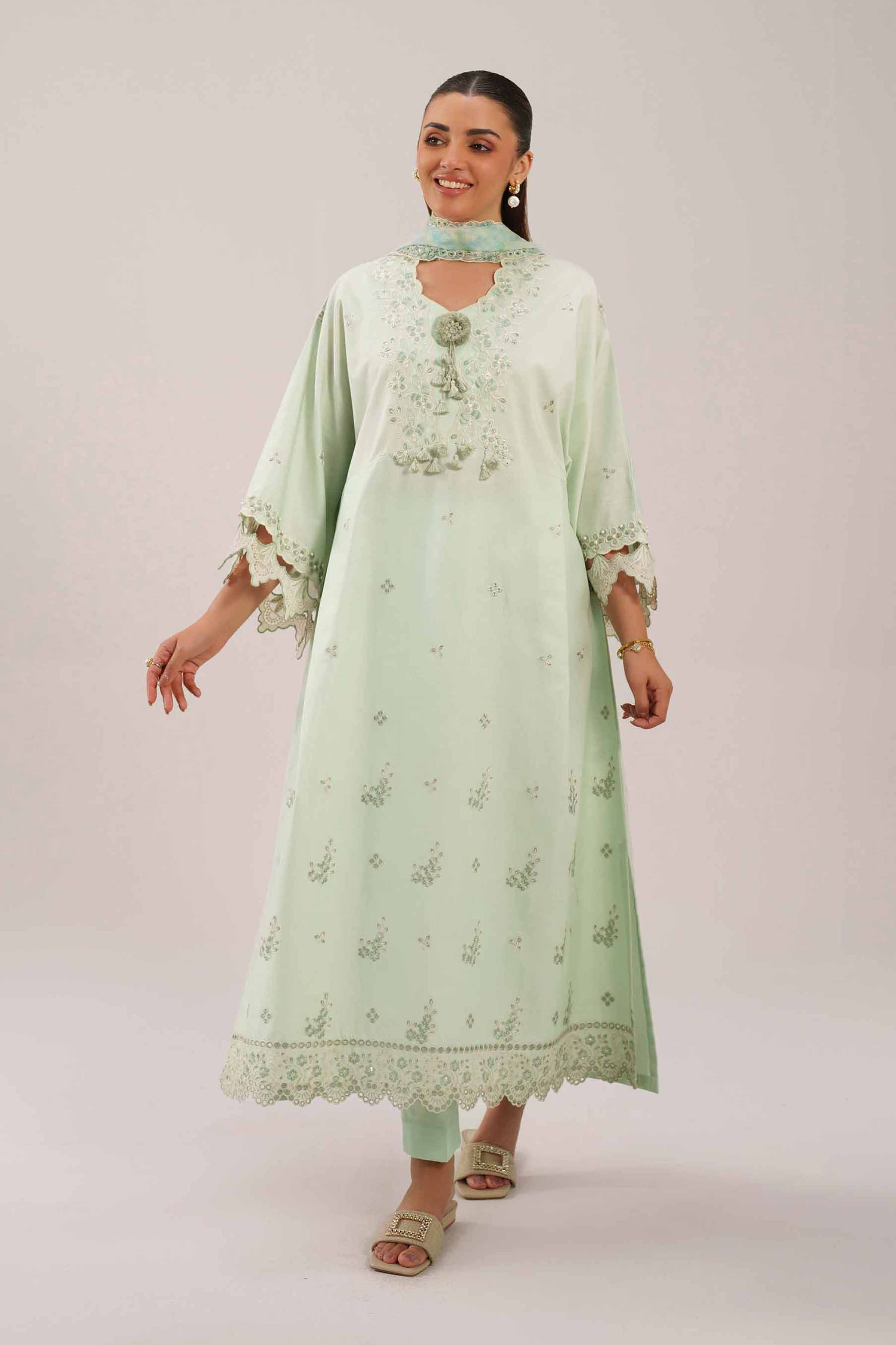 3 Piece - Digital Printed Embroidered Suit - 42601233 for Women - Unstitched Collection | Nishat | Shop Online