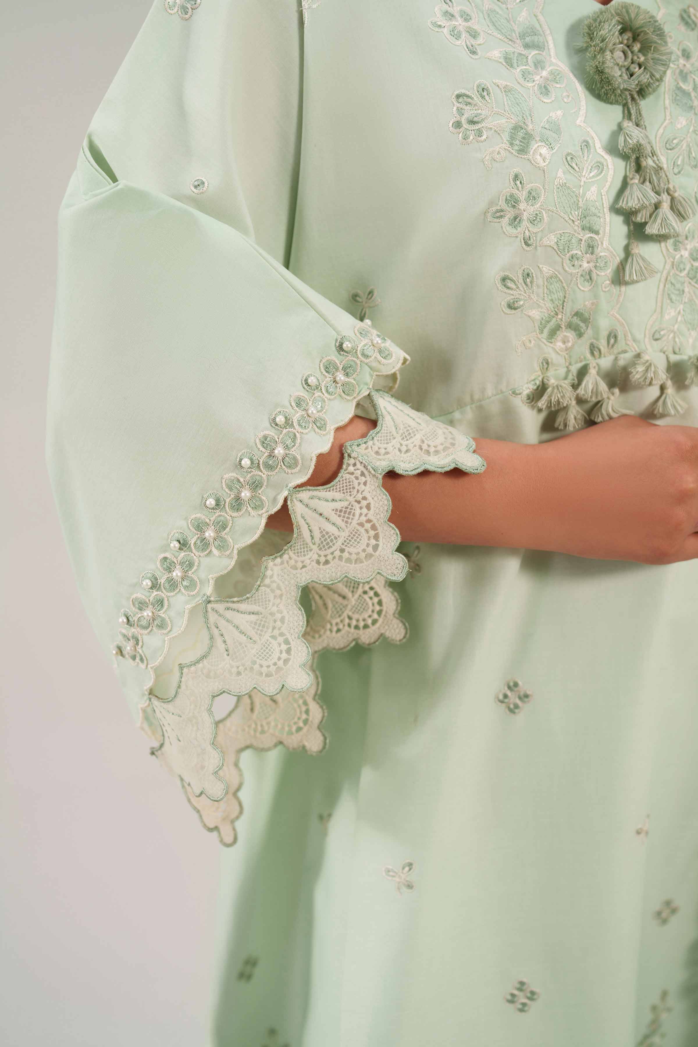 3 Piece - Digital Printed Embroidered Suit - 42601233