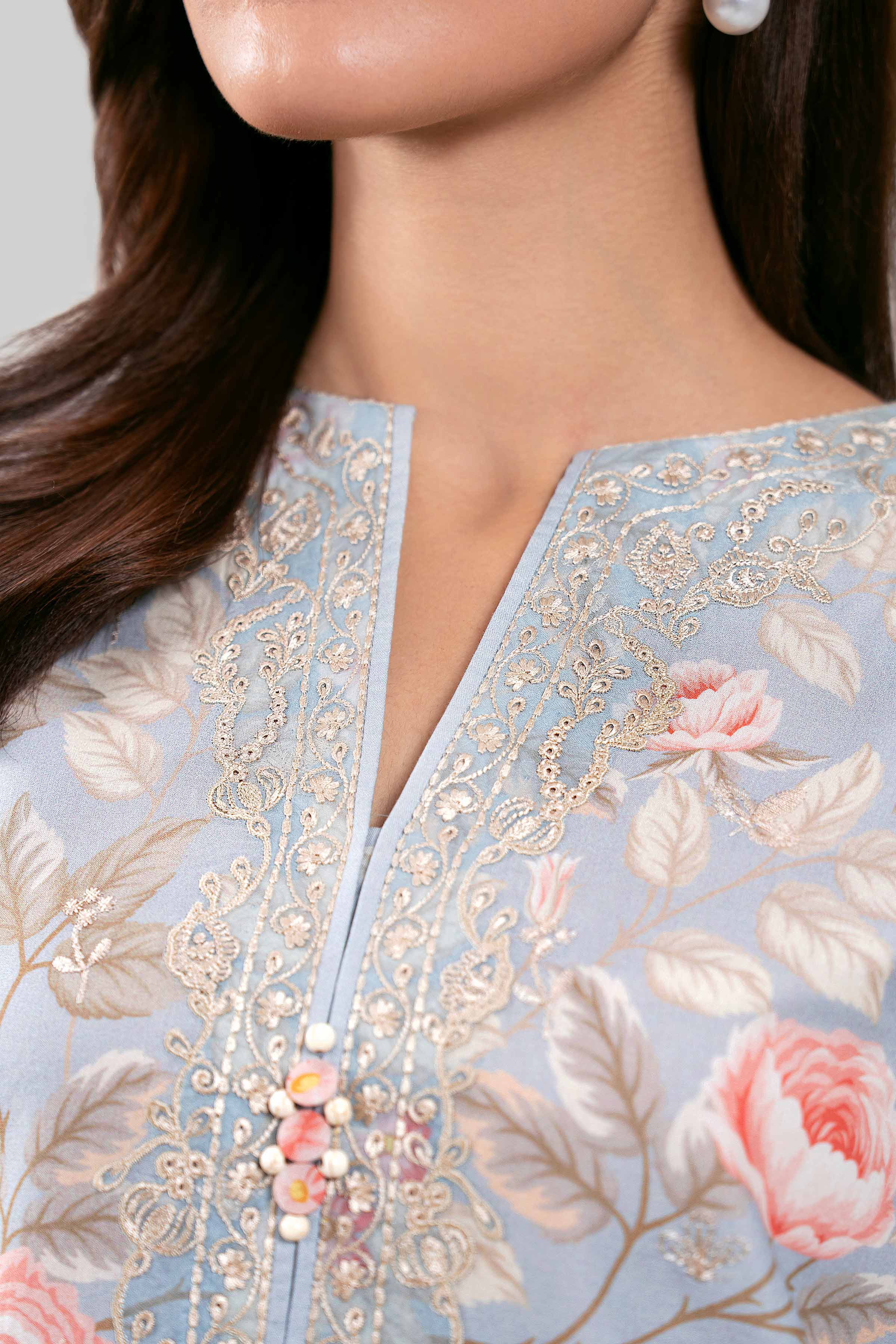 3 Piece - Embroidered Suit - 42601236 for Women - Unstitched Collection | Nishat | Shop Online