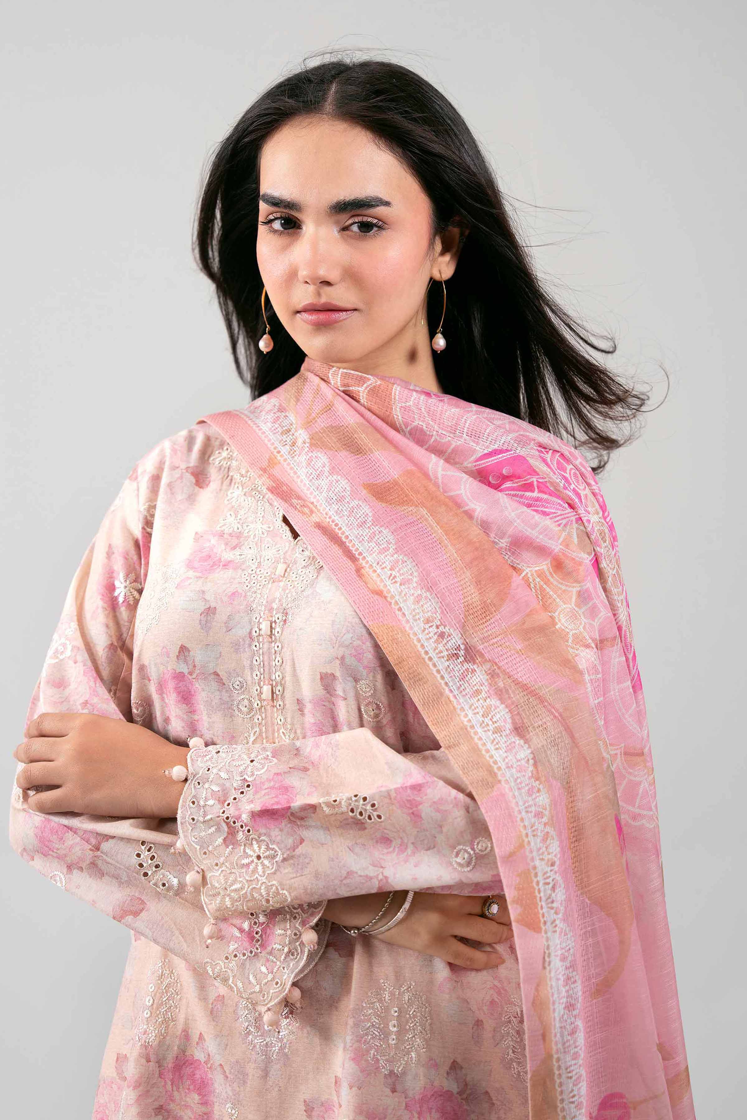 3 Piece - Embroidered Suit - 42601237 for Women - Unstitched Collection | Nishat | Shop Online