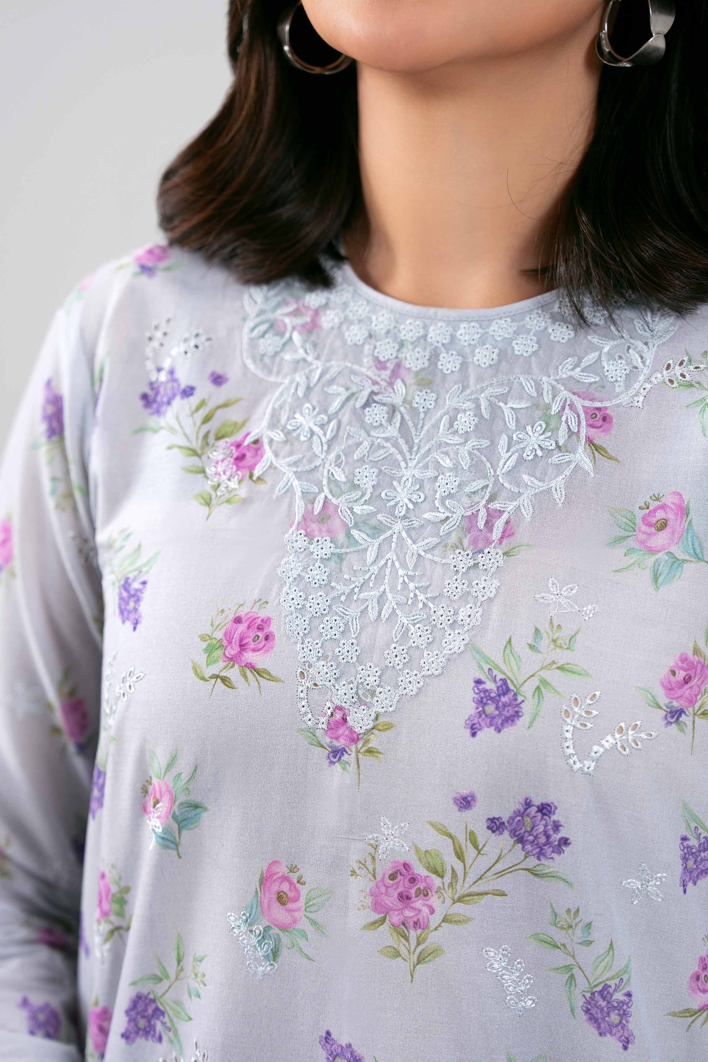 3 Piece - Embroidered Suit - 42601240 for Women - Unstitched Collection | Nishat | Shop Online