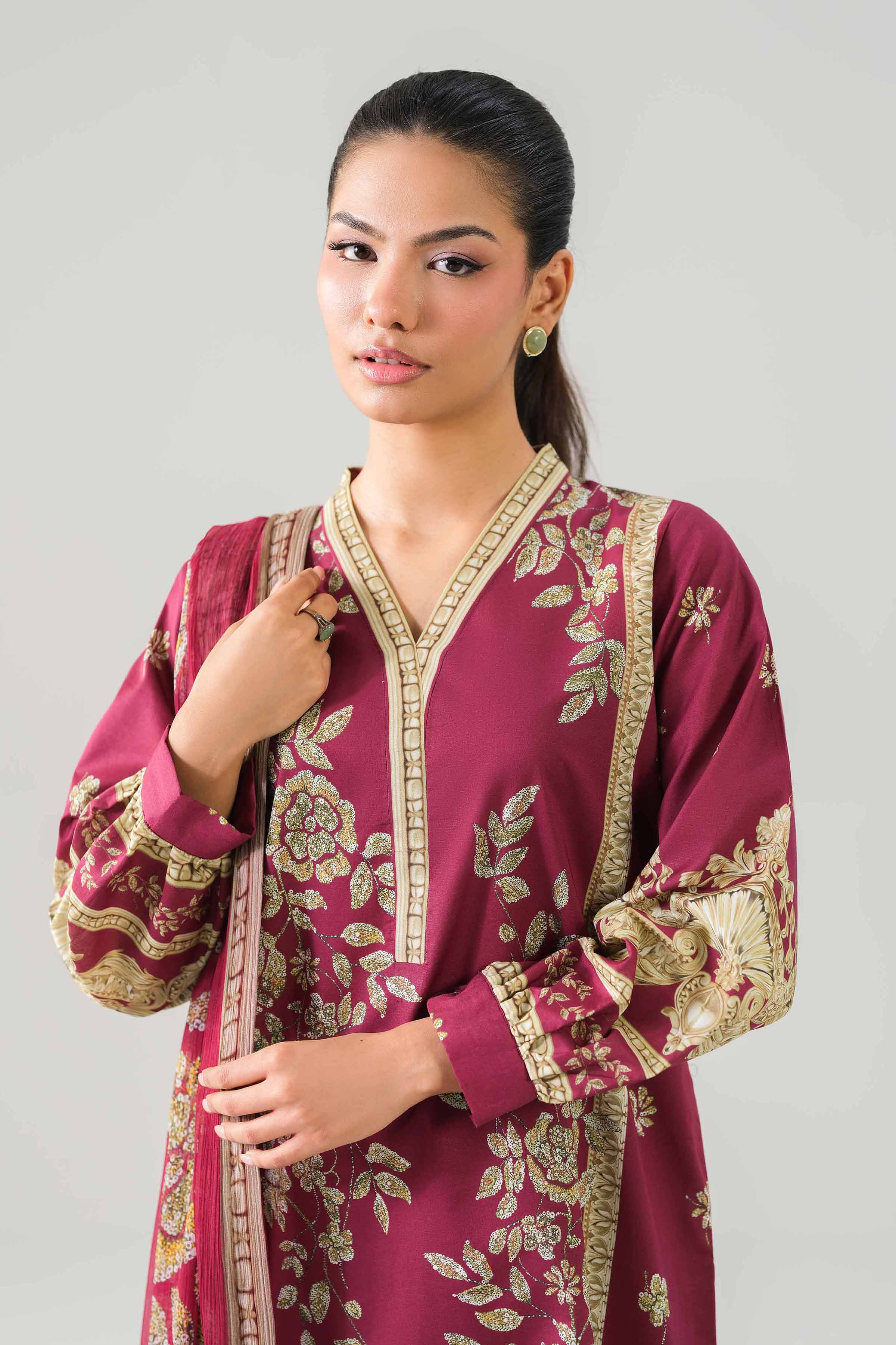 3 Piece - Digital Printed Suit - 42601242 for Women - Unstitched Collection | Nishat | Shop Online