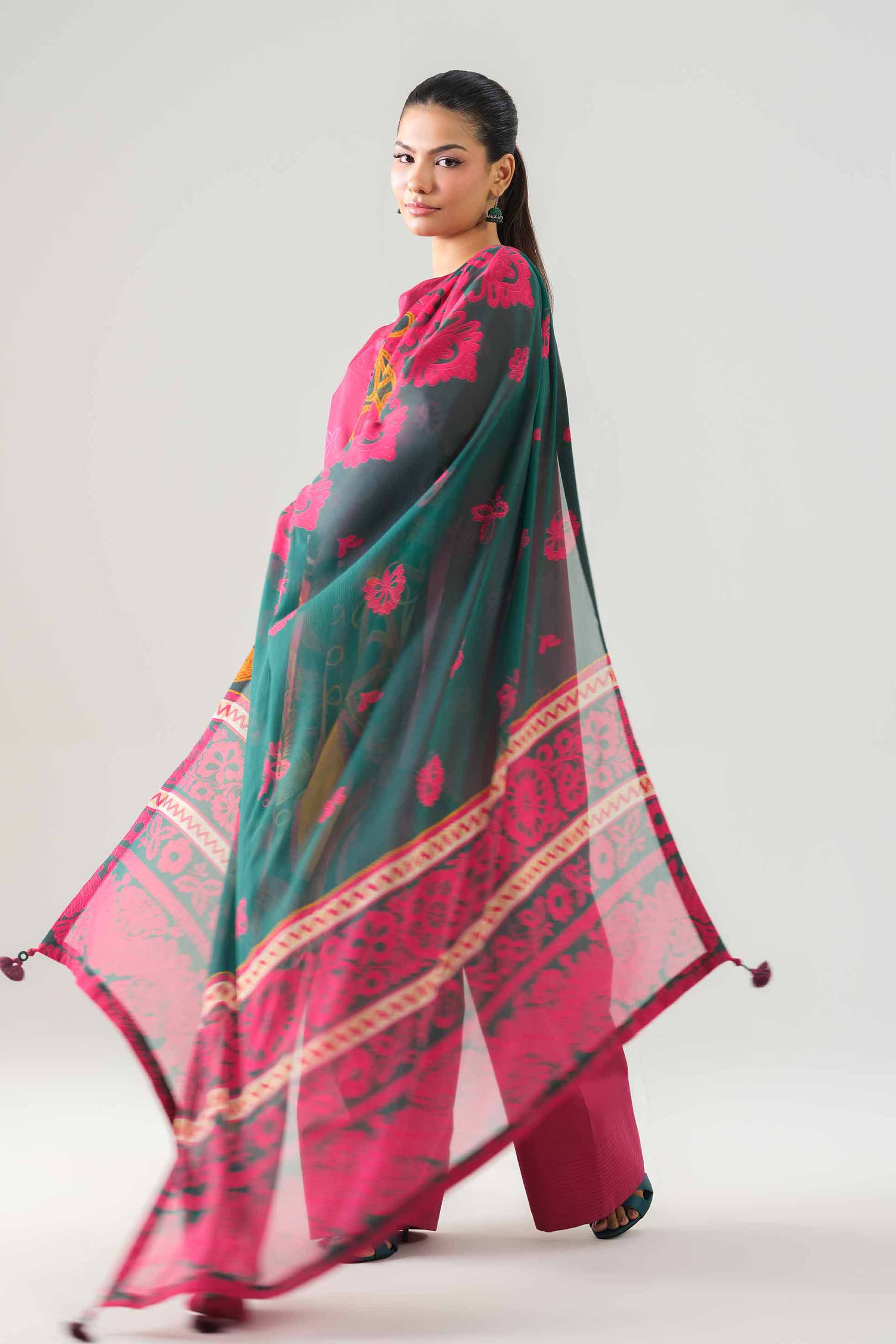 3 Piece - Digital Printed Suit - 42601246 for Women - Unstitched Collection | Nishat | Shop Online