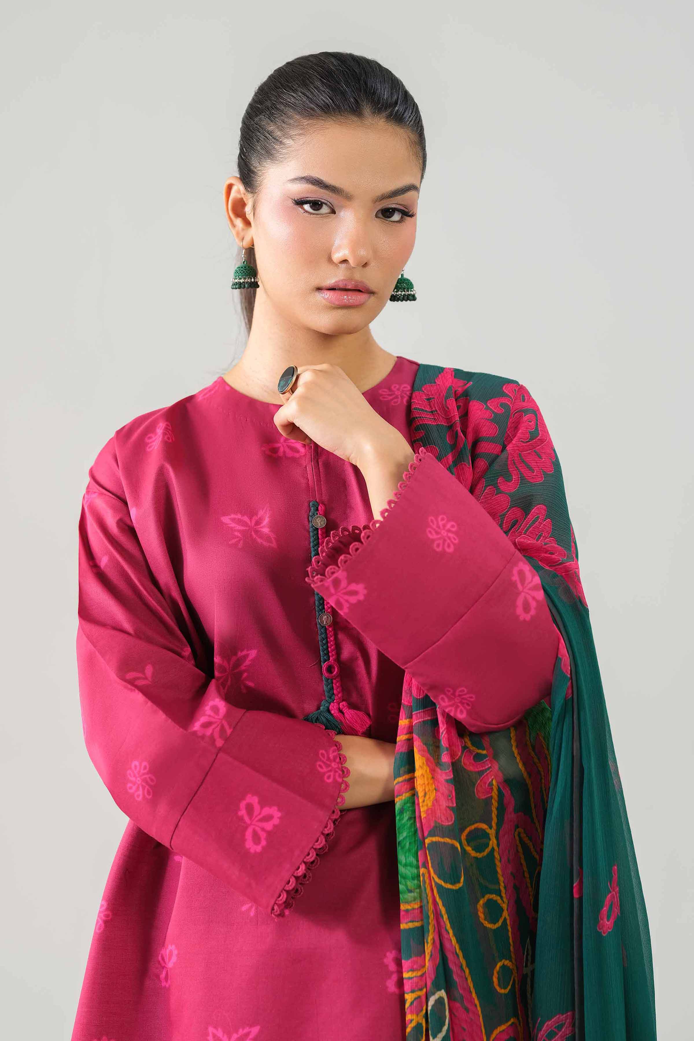 3 Piece - Digital Printed Suit - 42601246 for Women - Unstitched Collection | Nishat | Shop Online