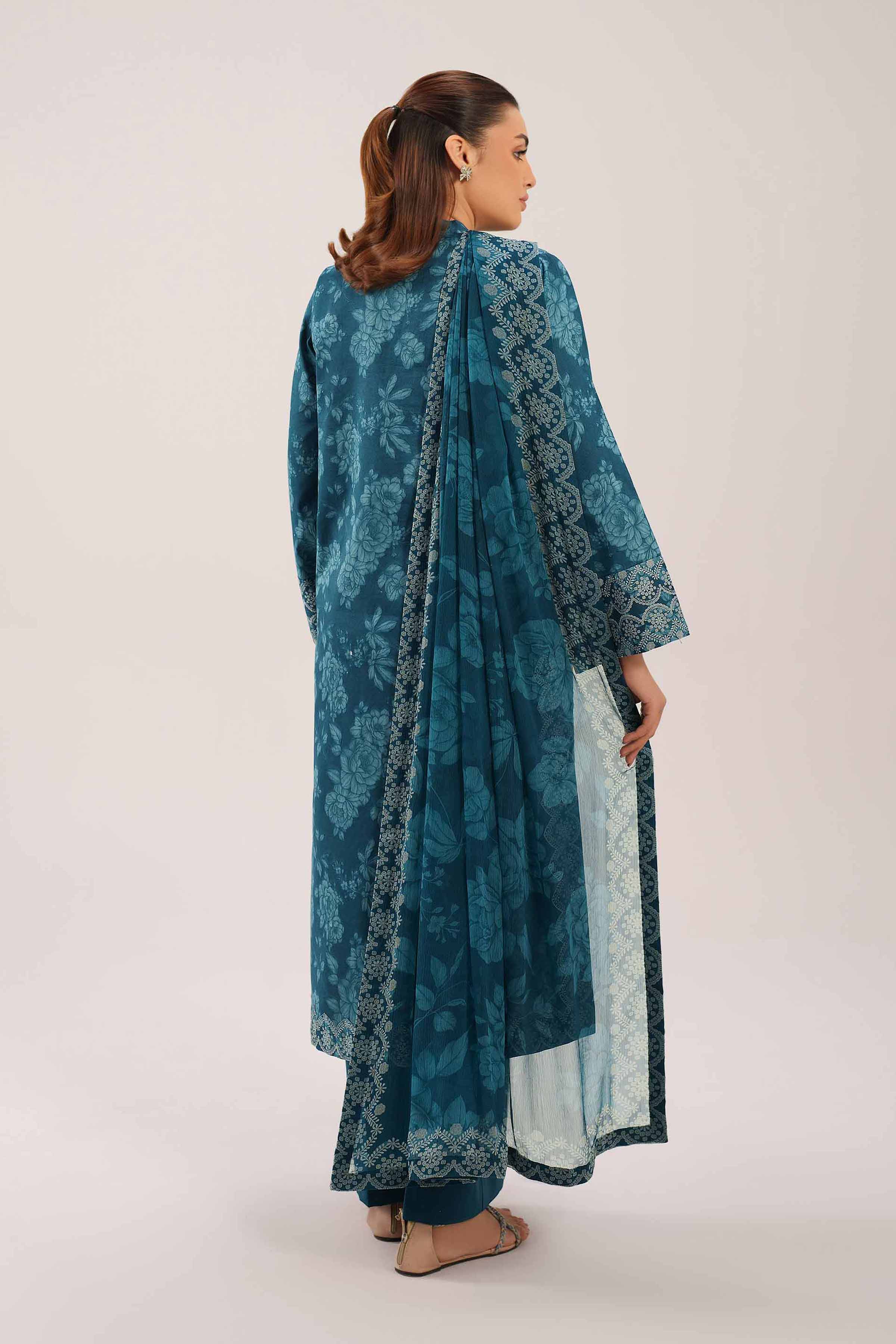 3 Piece - Digital Printed Suit - 42601250 for Women - Unstitched Collection | Nishat | Shop Online