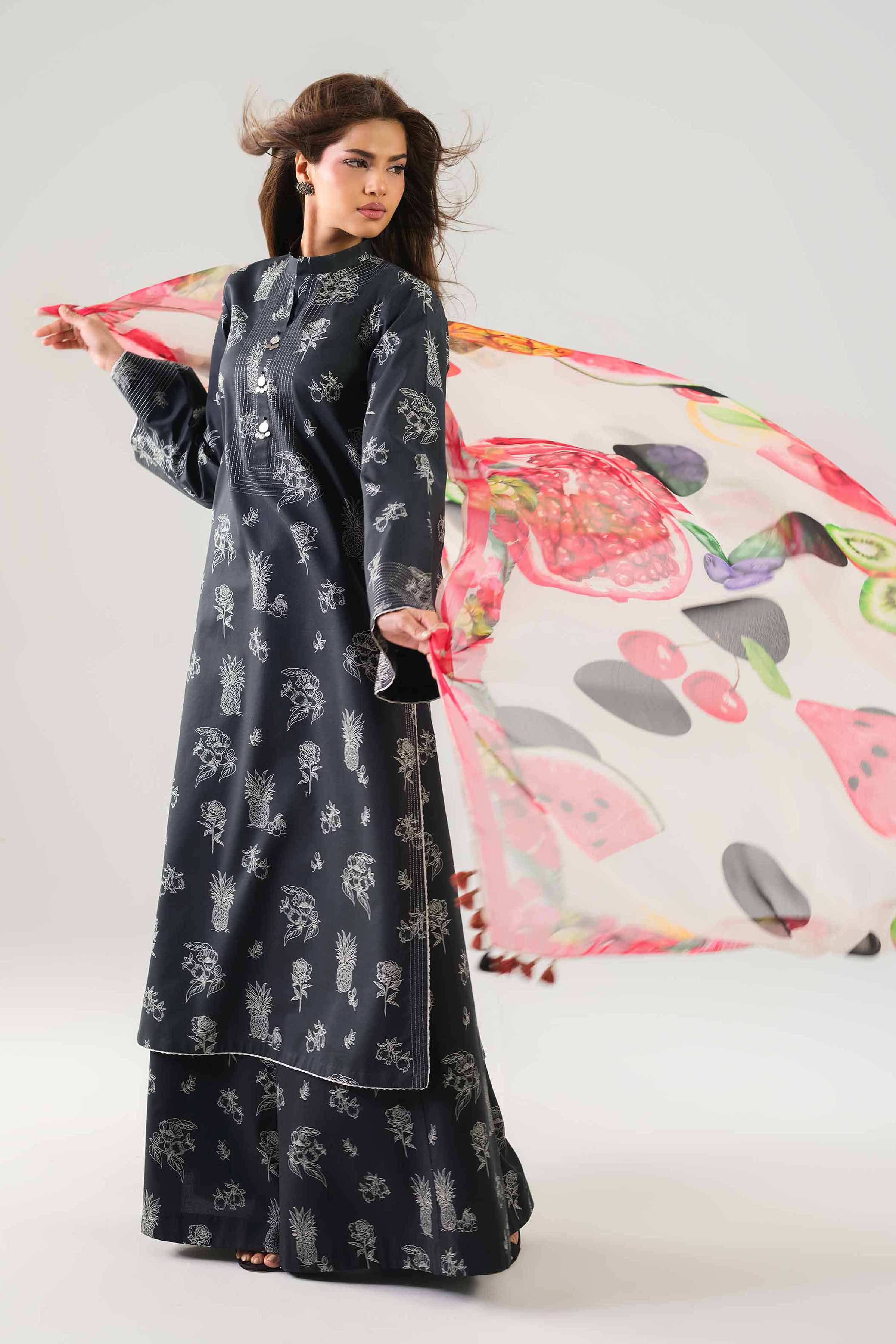 3 Piece - Digital Printed Suit - 42601252 for Women - Unstitched Collection | Nishat | Shop Online