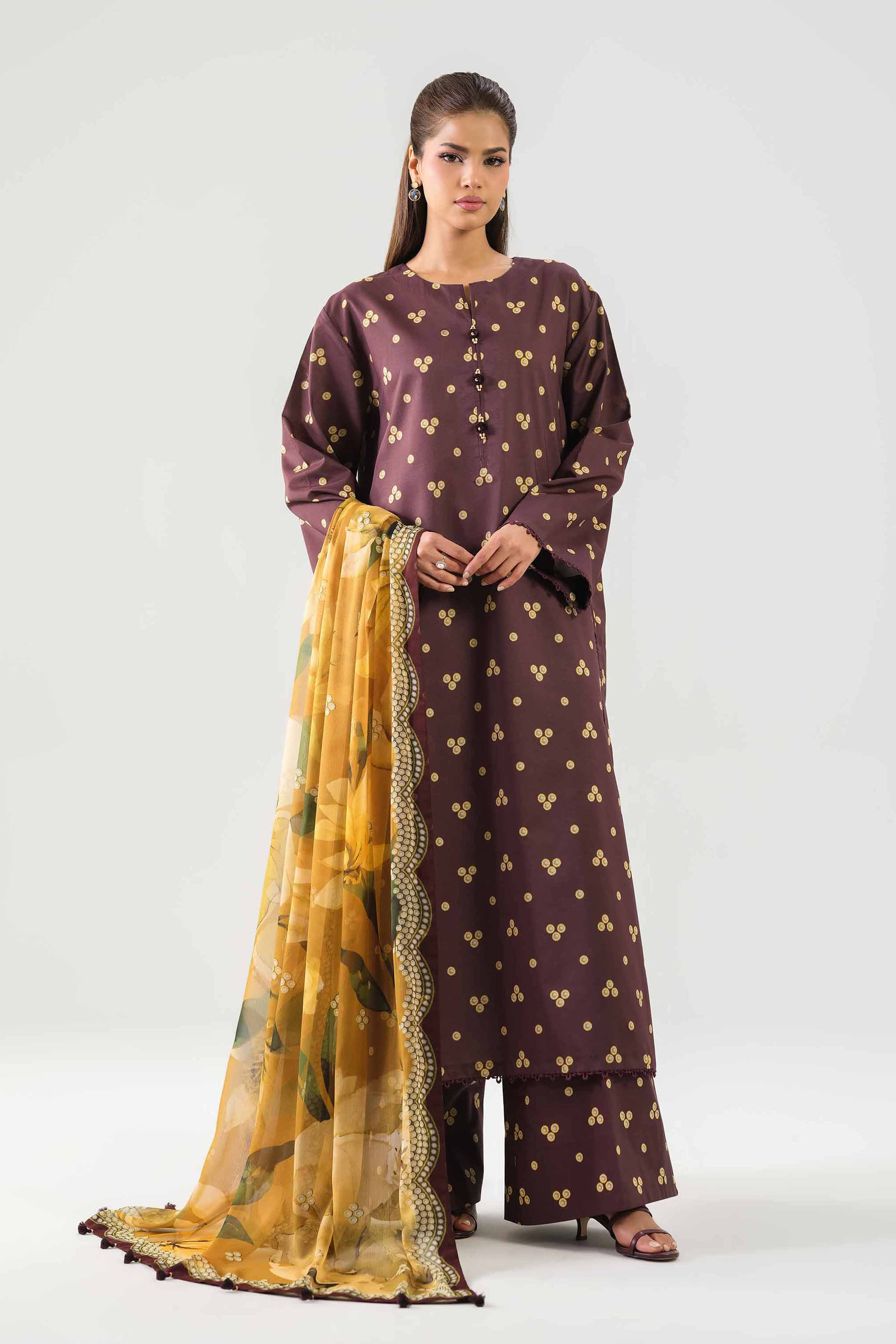 3 Piece - Digital Printed Suit - 42601254 for Women - Unstitched Collection | Nishat | Shop Online