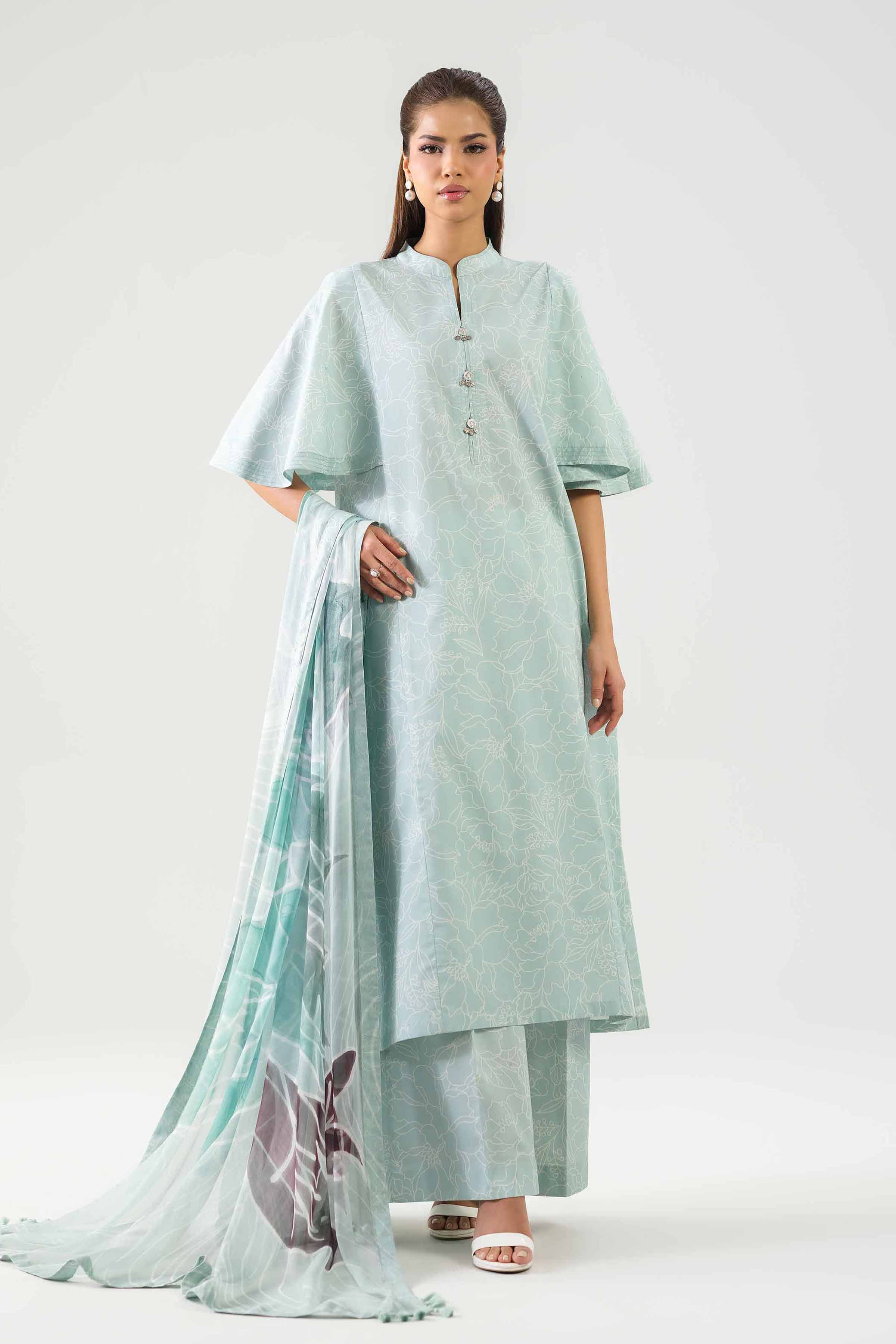 3 Piece - Digital Printed Suit - 42601255 for Women - Unstitched Collection | Nishat | Shop Online