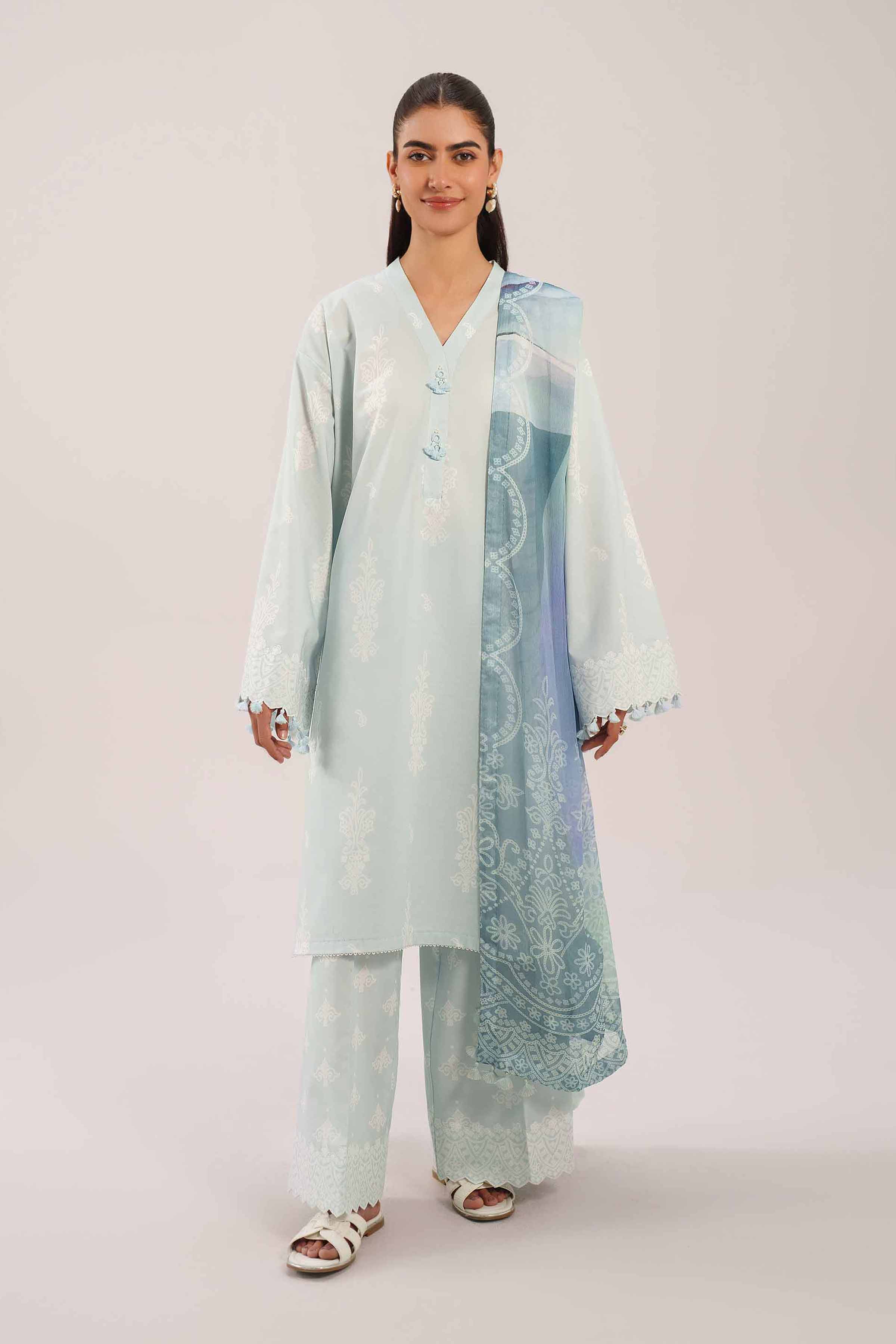 3 Piece - Digital Printed Suit - 42601258 for Women - Unstitched Collection | Nishat | Shop Online