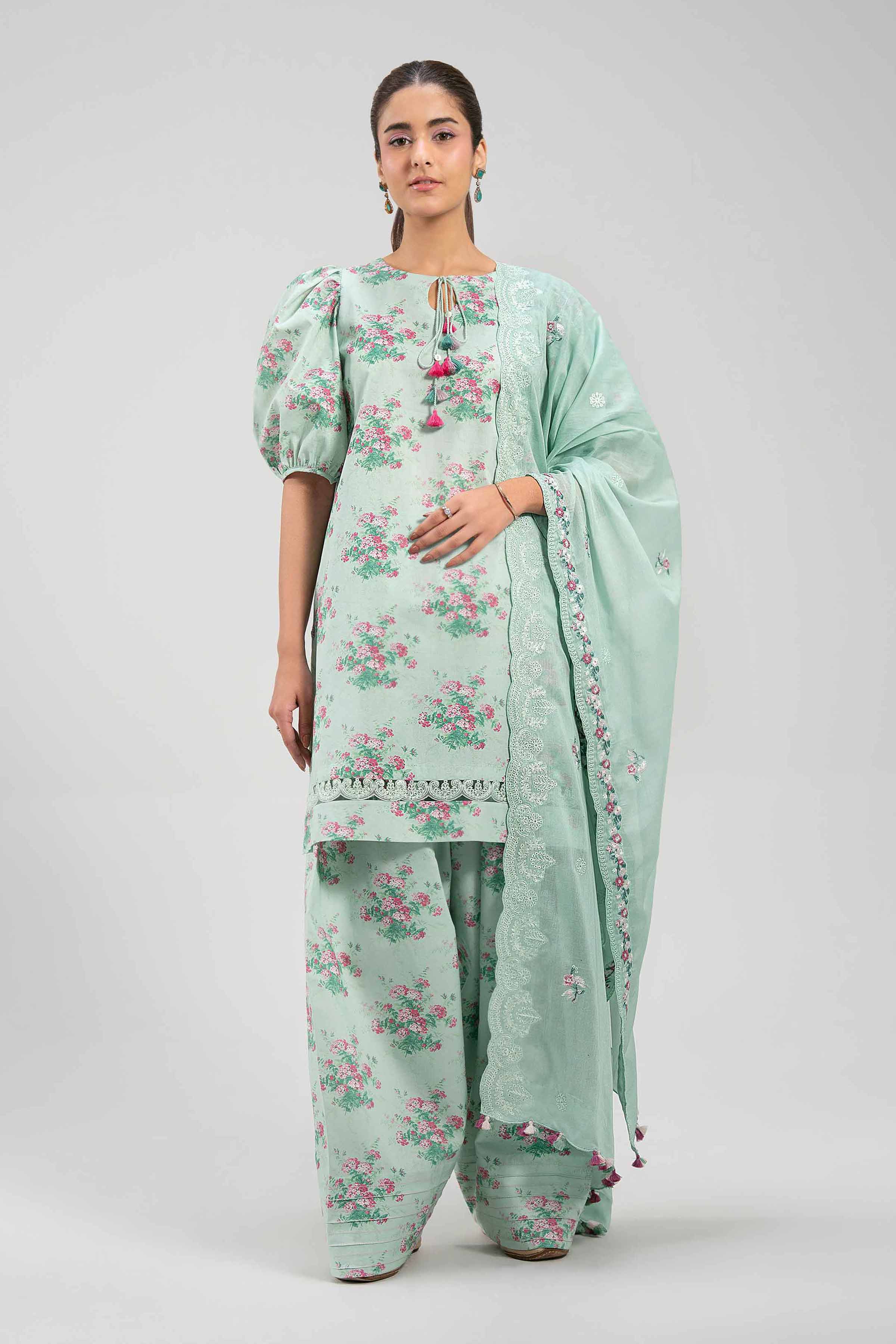 3 Piece - Printed Embroidered Suit - 42601262 for Women - Unstitched Collection | Nishat | Shop Online