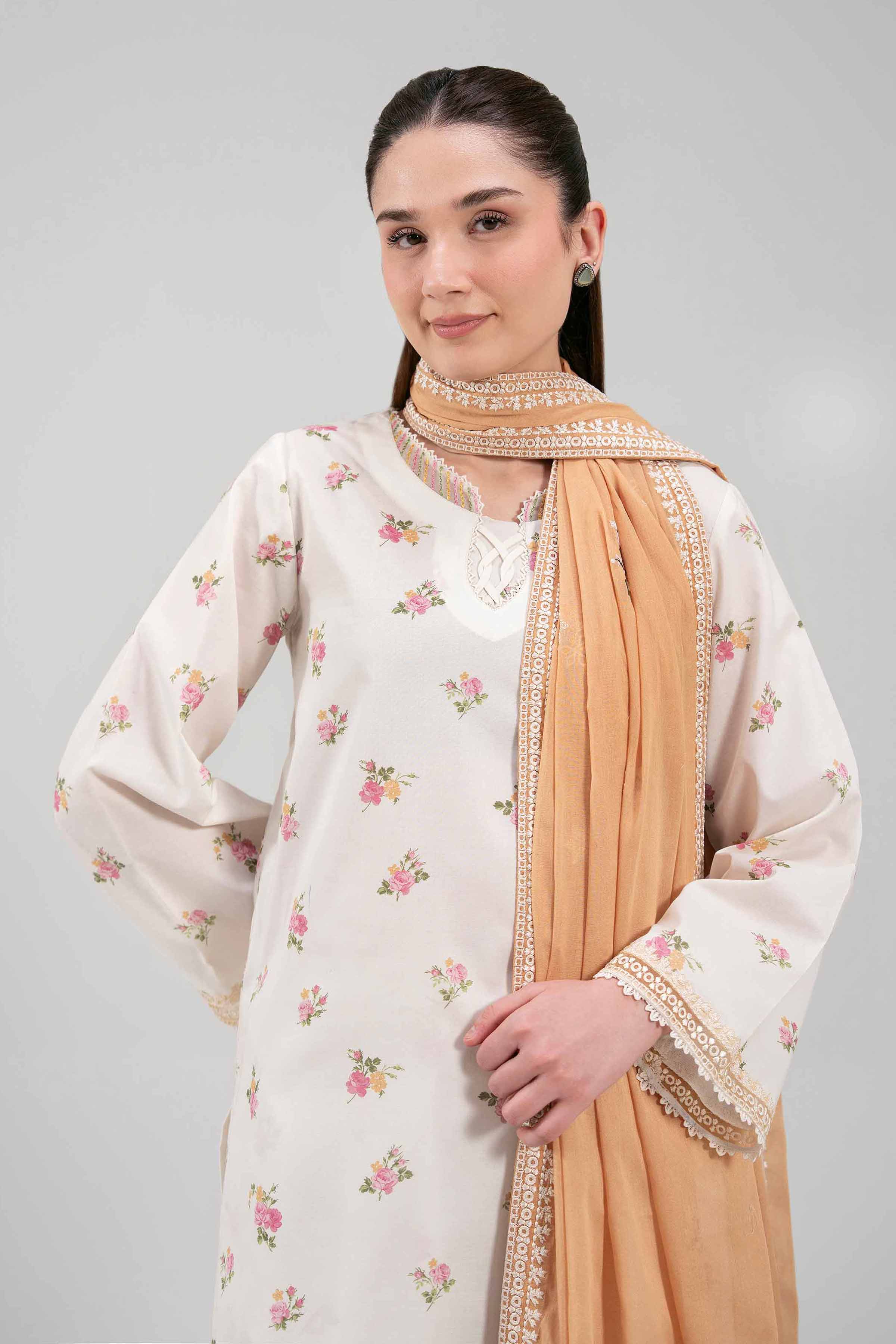 3 Piece - Printed Embroidered Suit - 42601265 for Women - Unstitched Collection | Nishat | Shop Online