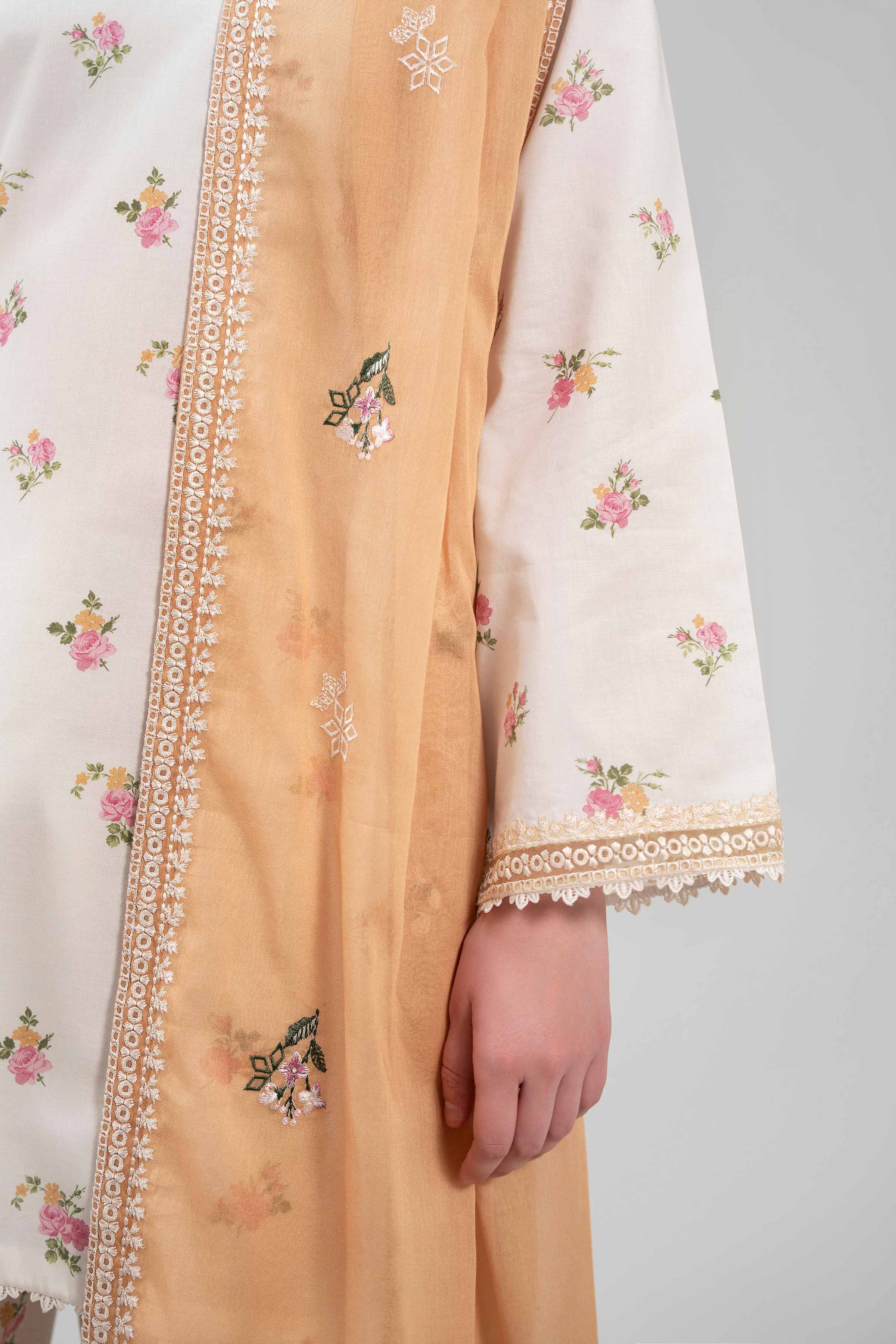 3 Piece - Printed Embroidered Suit - 42601265 for Women - Unstitched Collection | Nishat | Shop Online