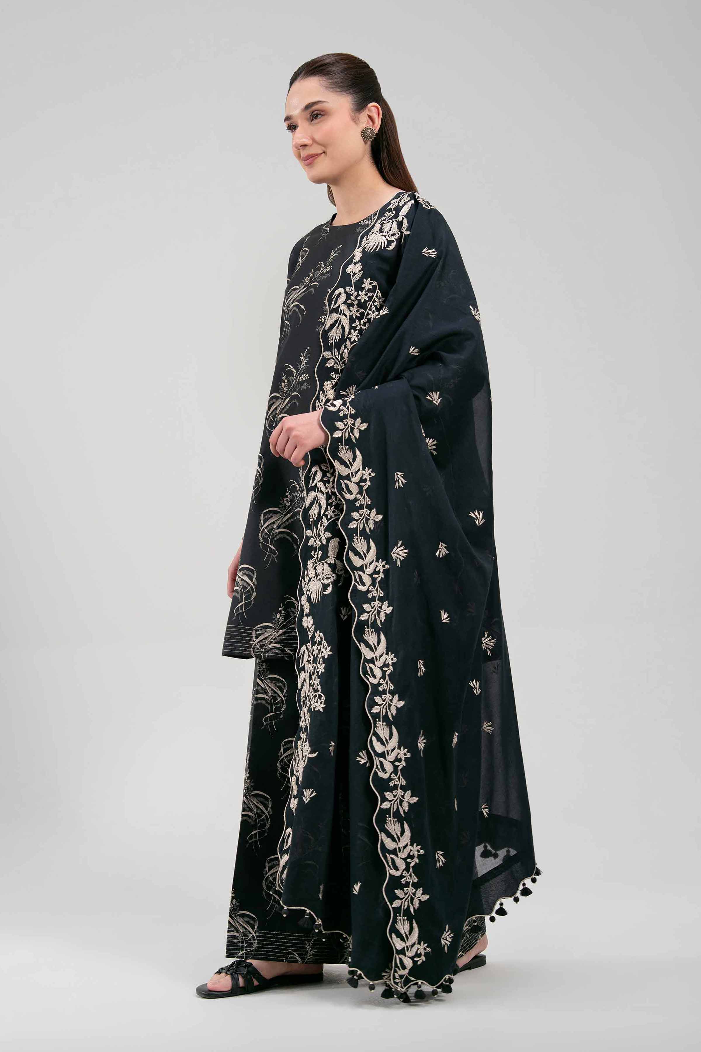 3 Piece - Printed Embroidered Suit - 42601267 for Women - Unstitched Collection | Nishat | Shop Online