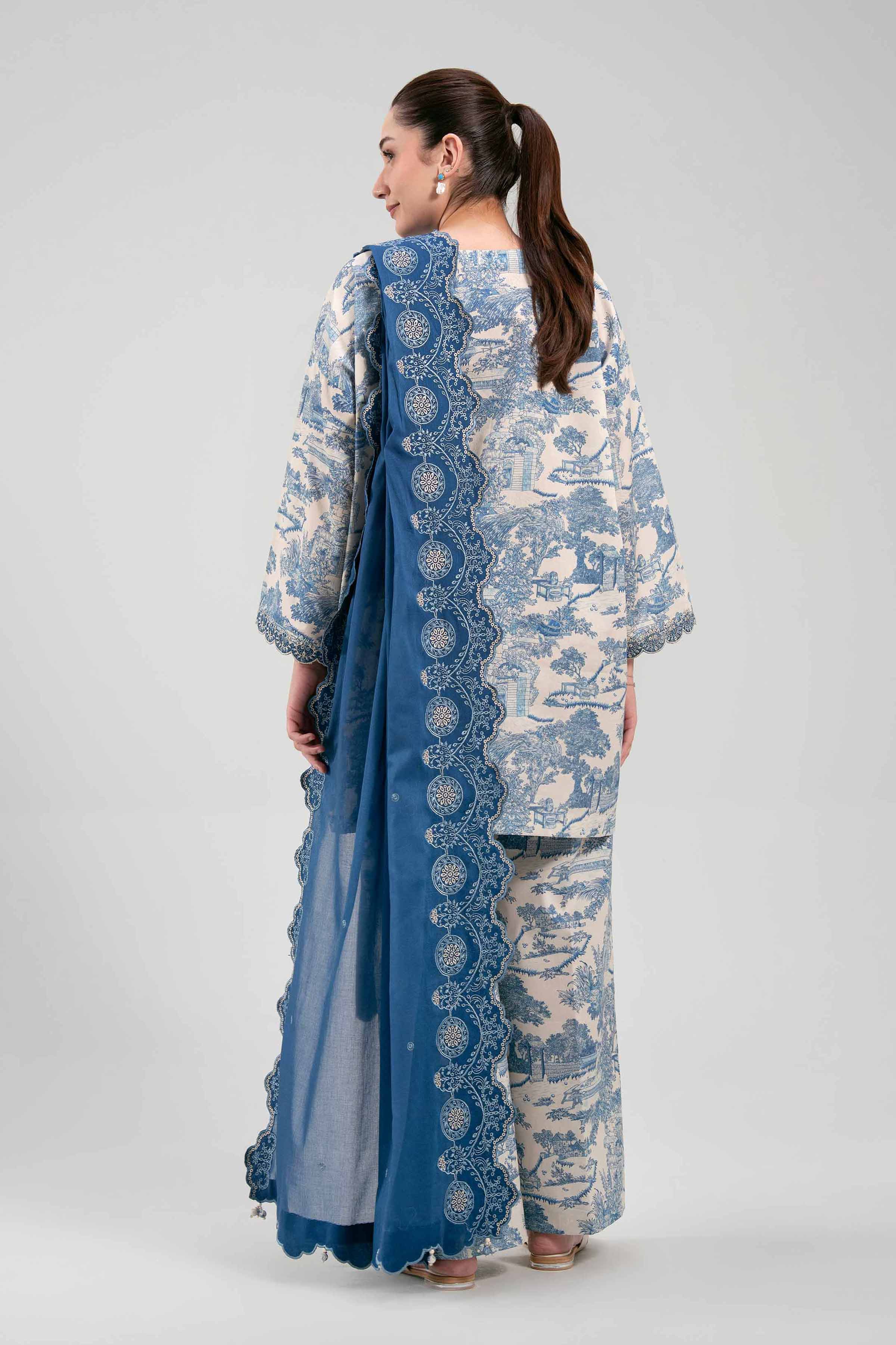 3 Piece - Printed Embroidered Suit - 42601268 for Women - Unstitched Collection | Nishat | Shop Online