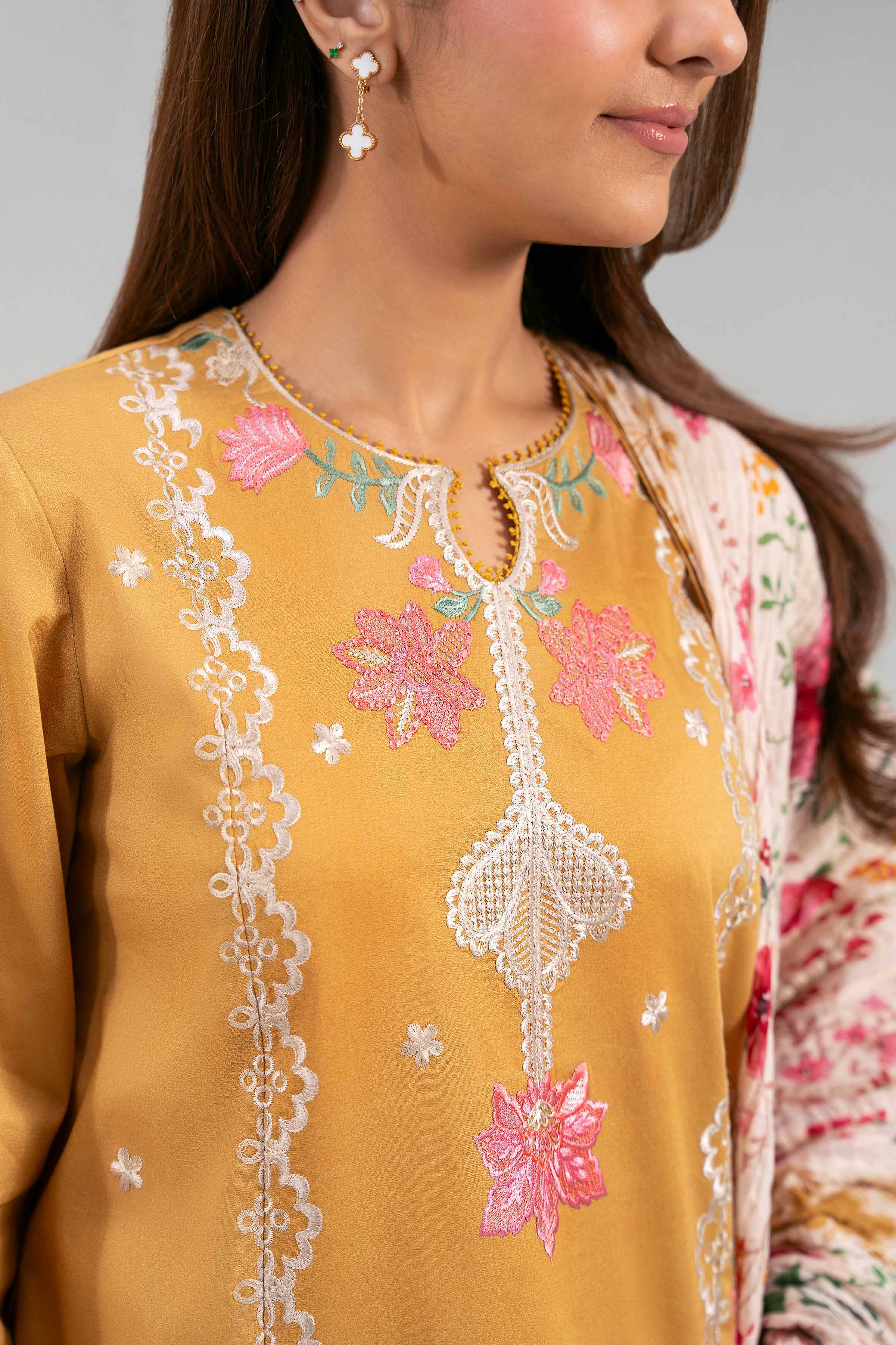 3 Piece - Printed Embroidered Suit - 42601271 for Women - Unstitched Collection | Nishat | Shop Online