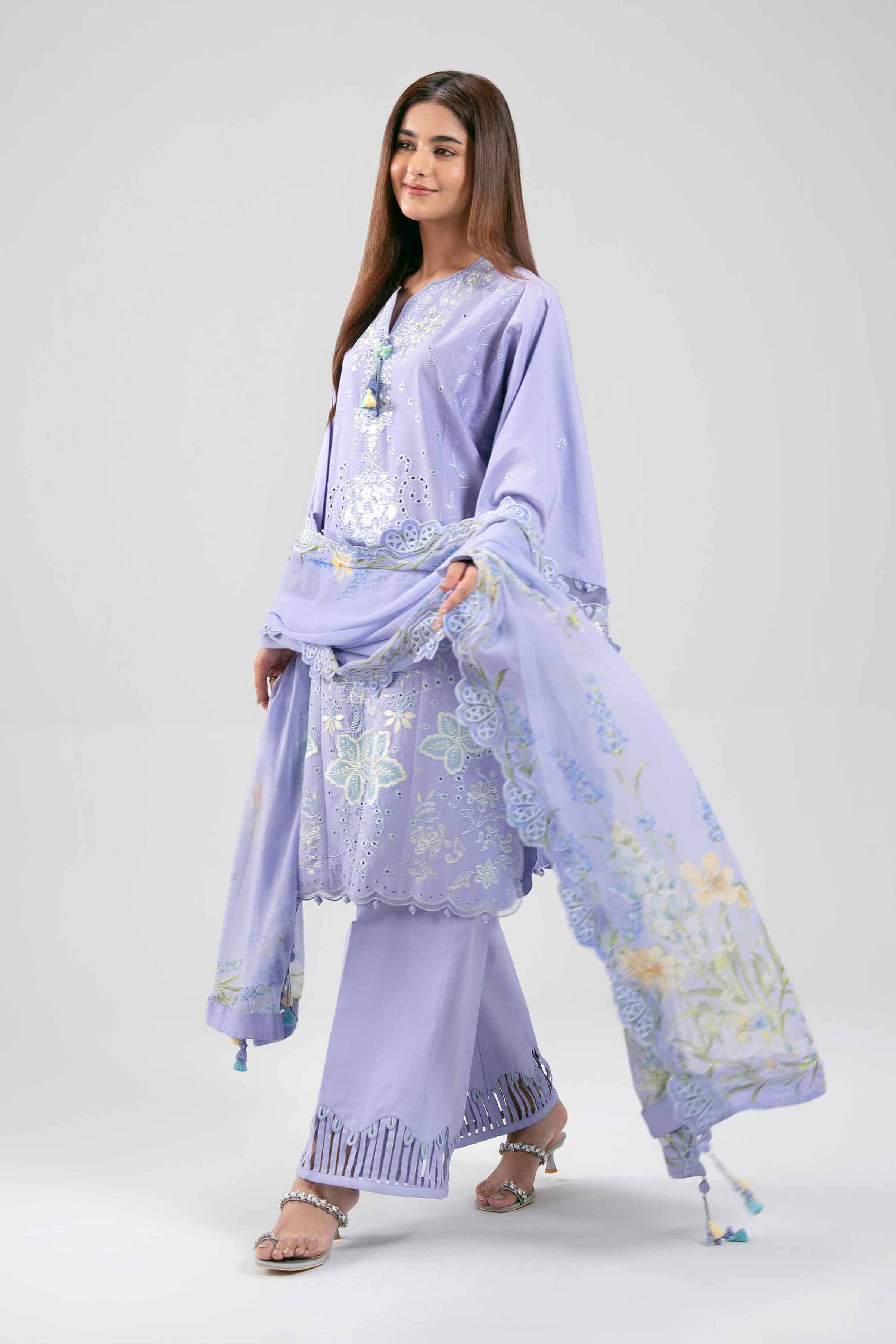 3 Piece - Digital Printed Embroidered Suit - 42601286 for Women - Unstitched Collection | Nishat | Shop Online