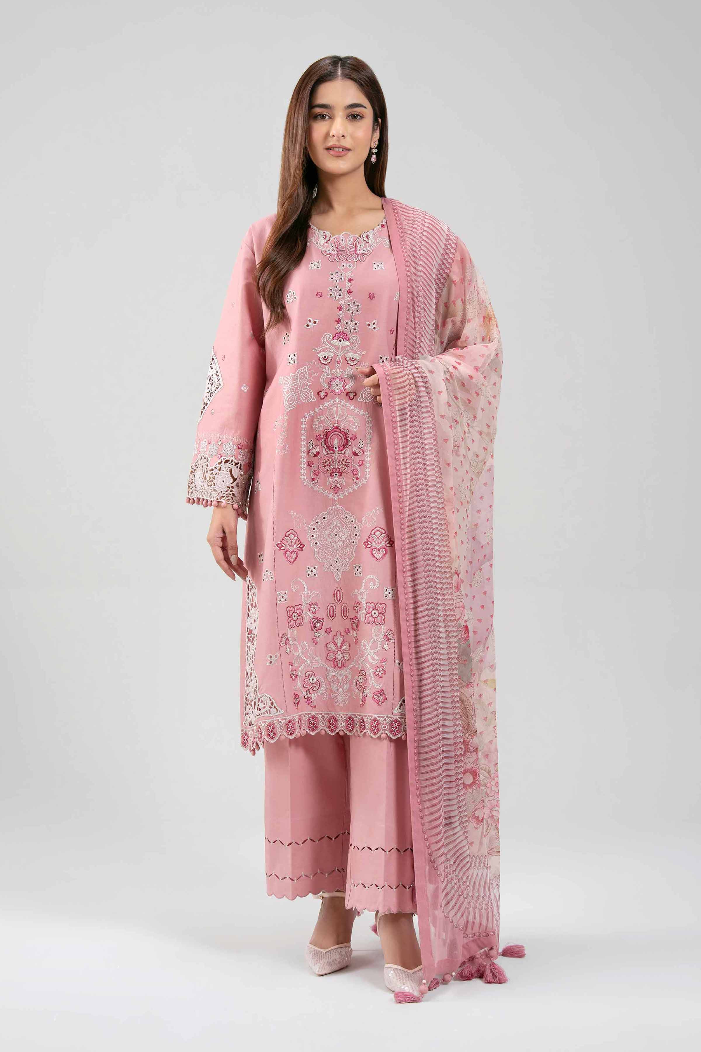 3 Piece - Embroidered Suit - 42601288 for Women - Unstitched Collection | Nishat | Shop Online