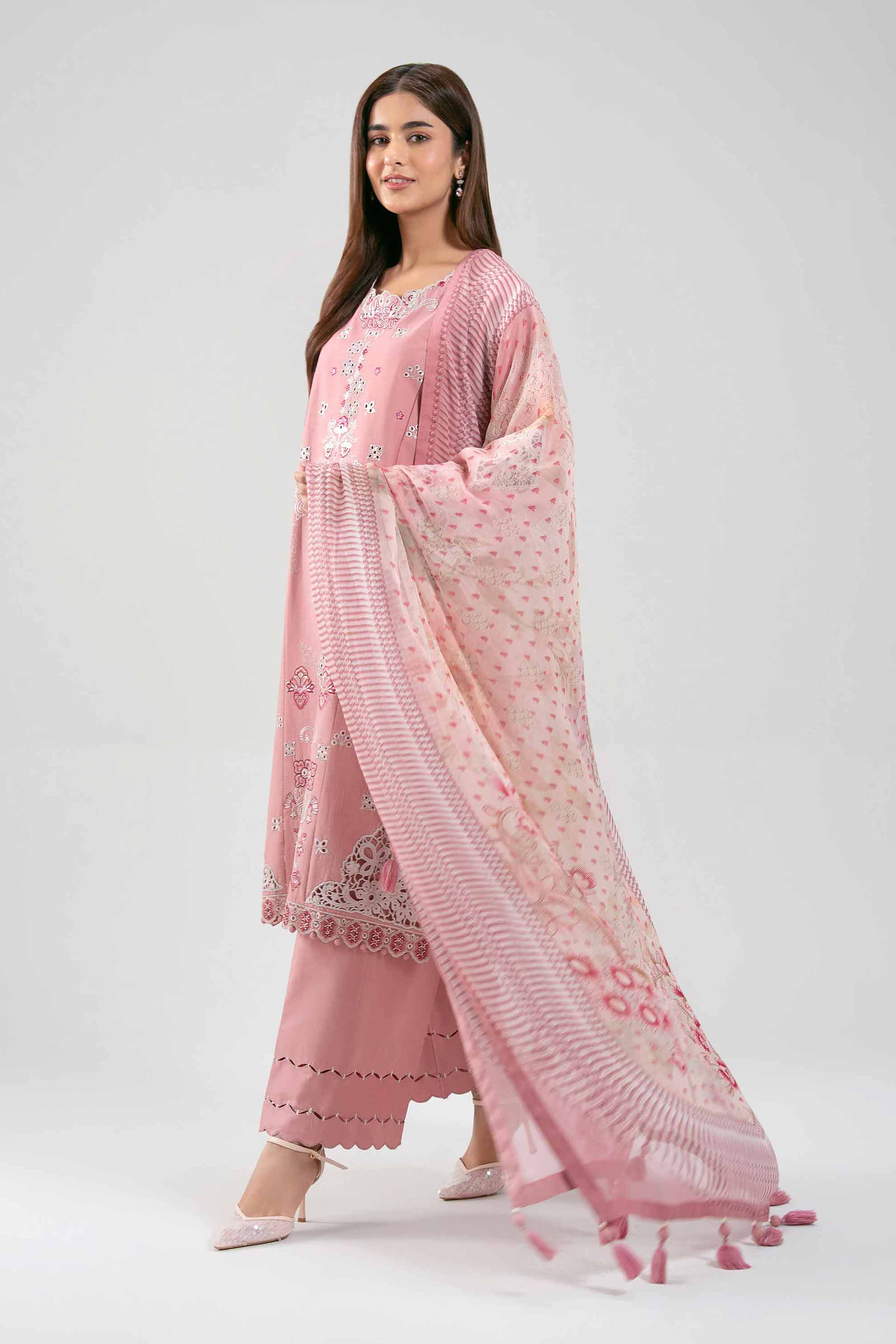 3 Piece - Embroidered Suit - 42601288 for Women - Unstitched Collection | Nishat | Shop Online