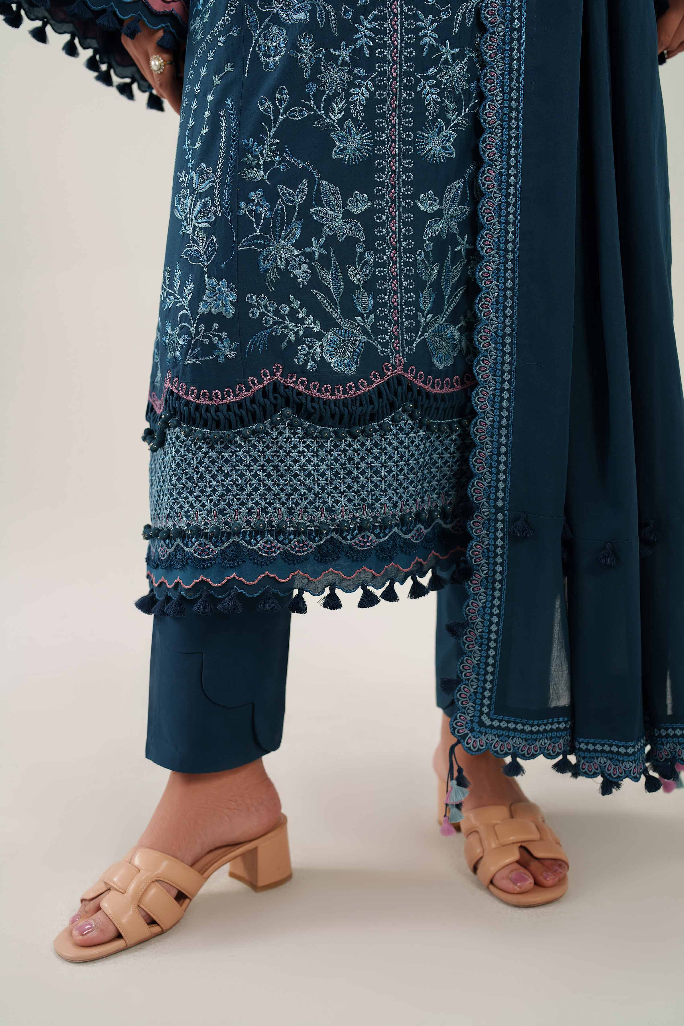 3 Piece - Embroidered Suit - 42601293 for Women - Unstitched Collection | Nishat | Shop Online