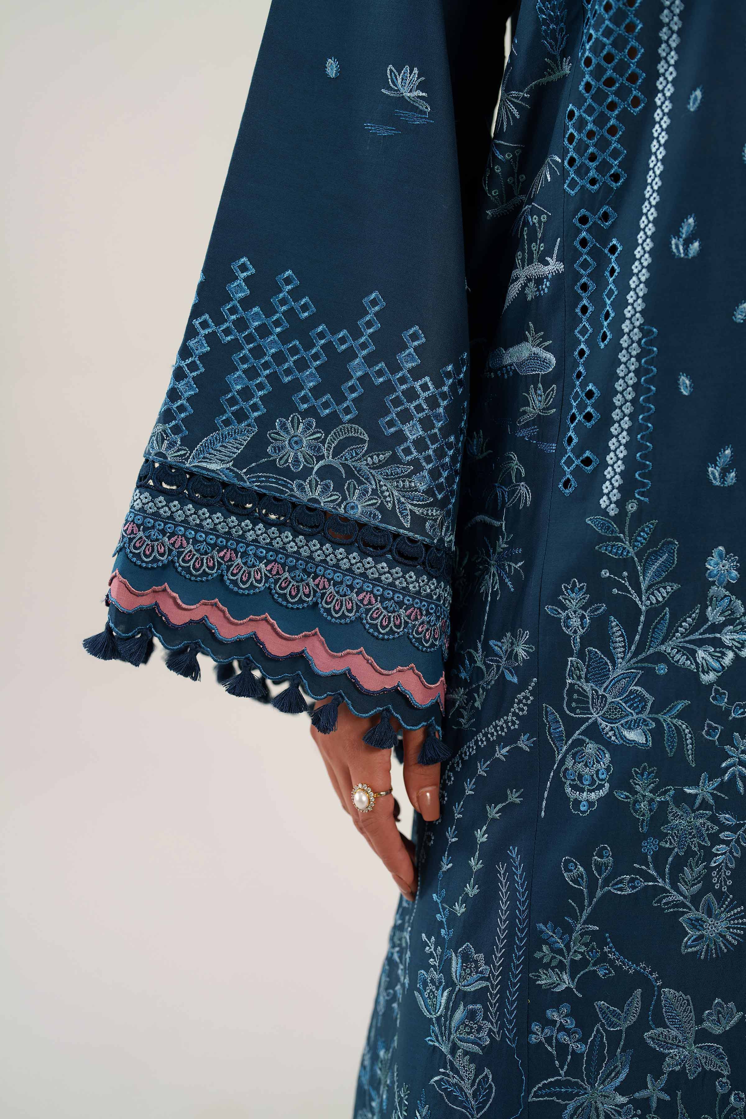 3 Piece - Embroidered Suit - 42601293 for Women - Unstitched Collection | Nishat | Shop Online