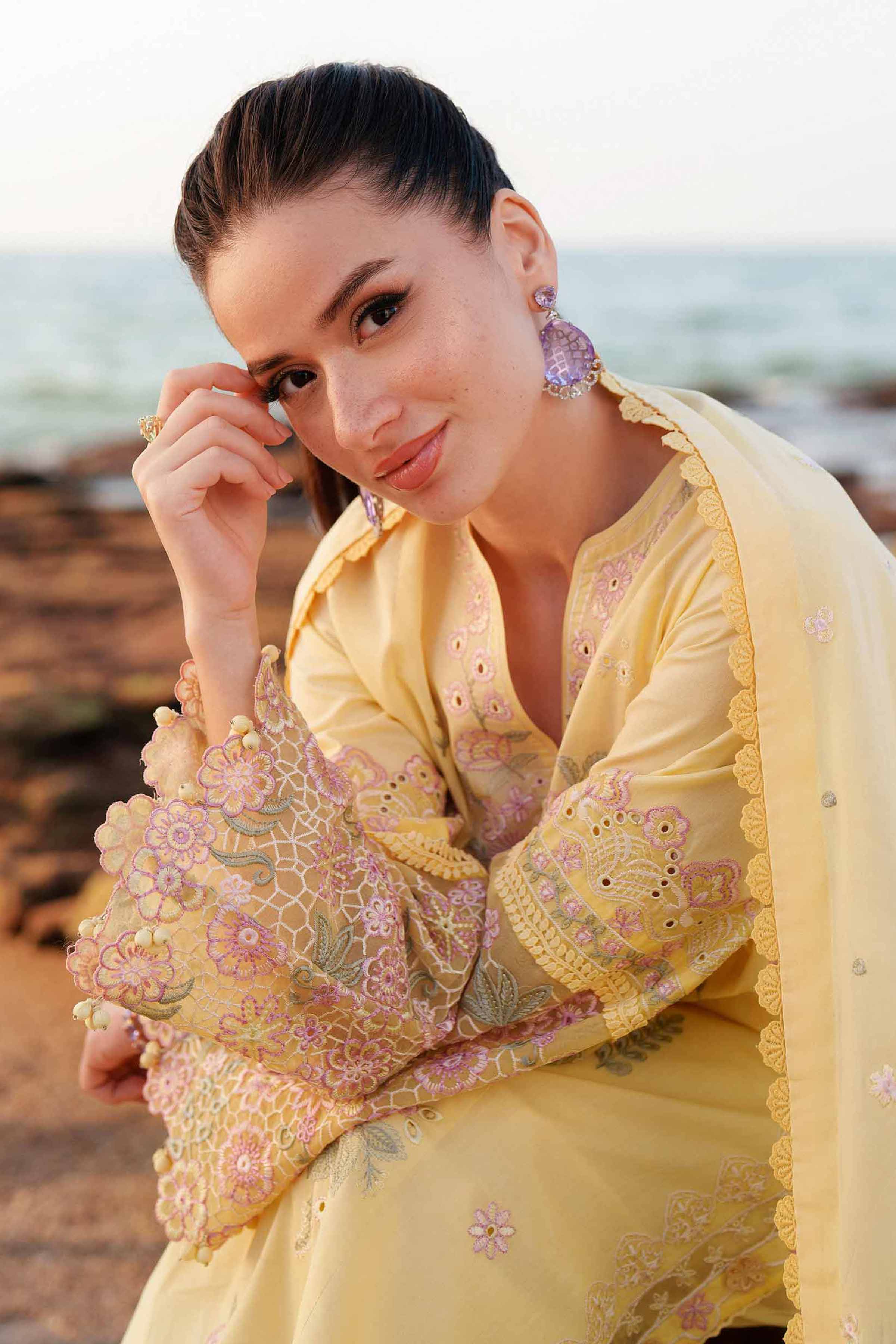 3 Piece - Embroidered Suit - 42601295 for Women - Unstitched Collection | Nishat | Shop Online