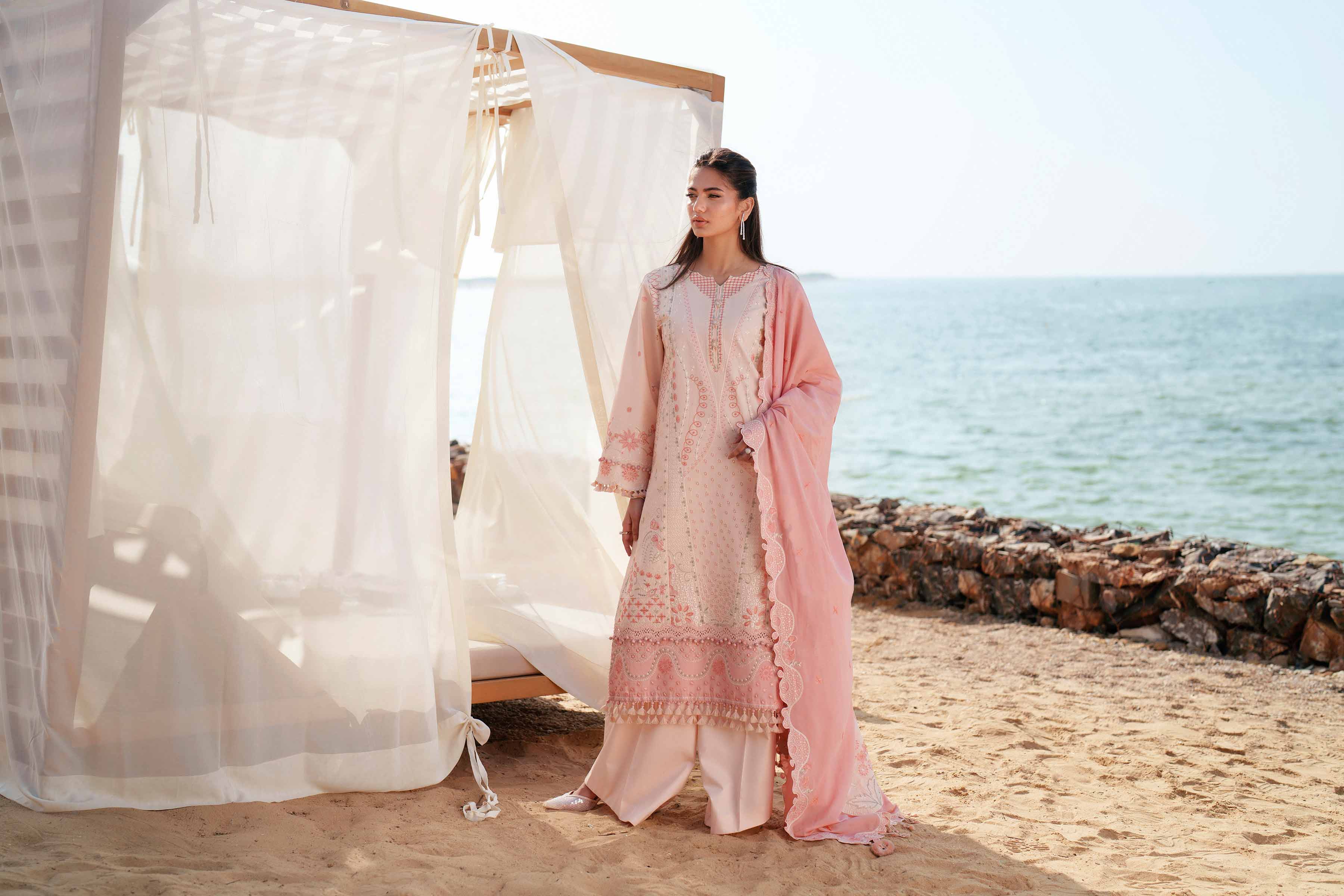 3 Piece - Embroidered Suit - 42601297 for Women - Unstitched Collection | Nishat | Shop Online