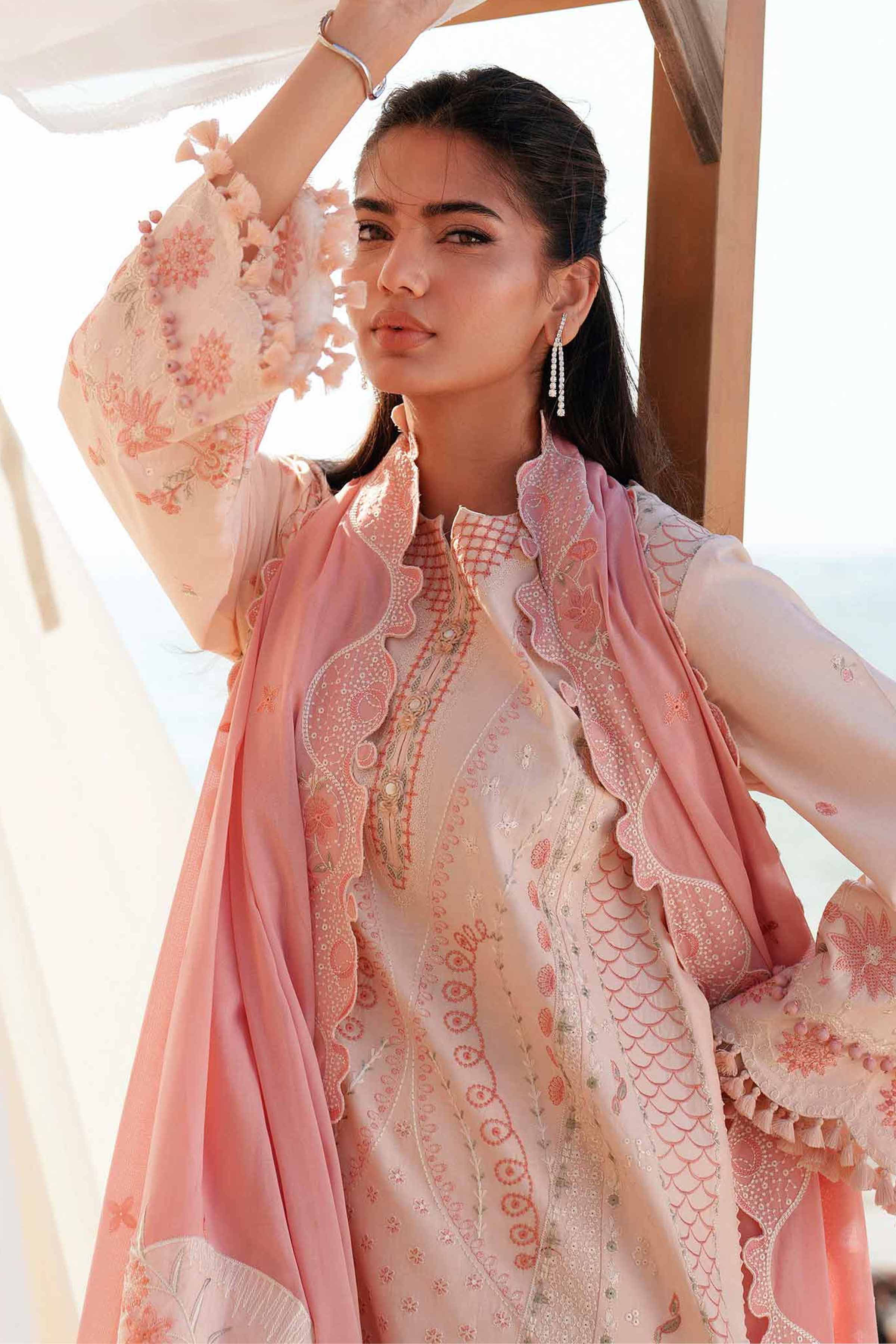 3 Piece - Embroidered Suit - 42601297 for Women - Unstitched Collection | Nishat | Shop Online