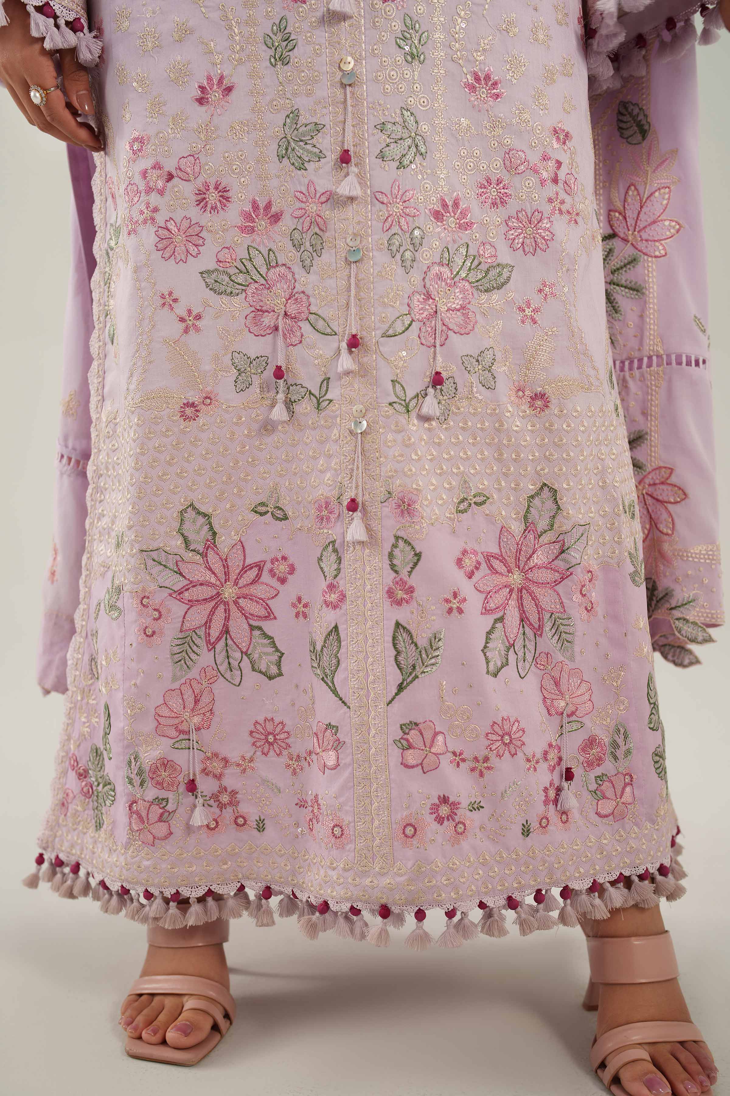 3 Piece - Embroidered Suit - 42601300 for Women - Unstitched Collection | Nishat | Shop Online