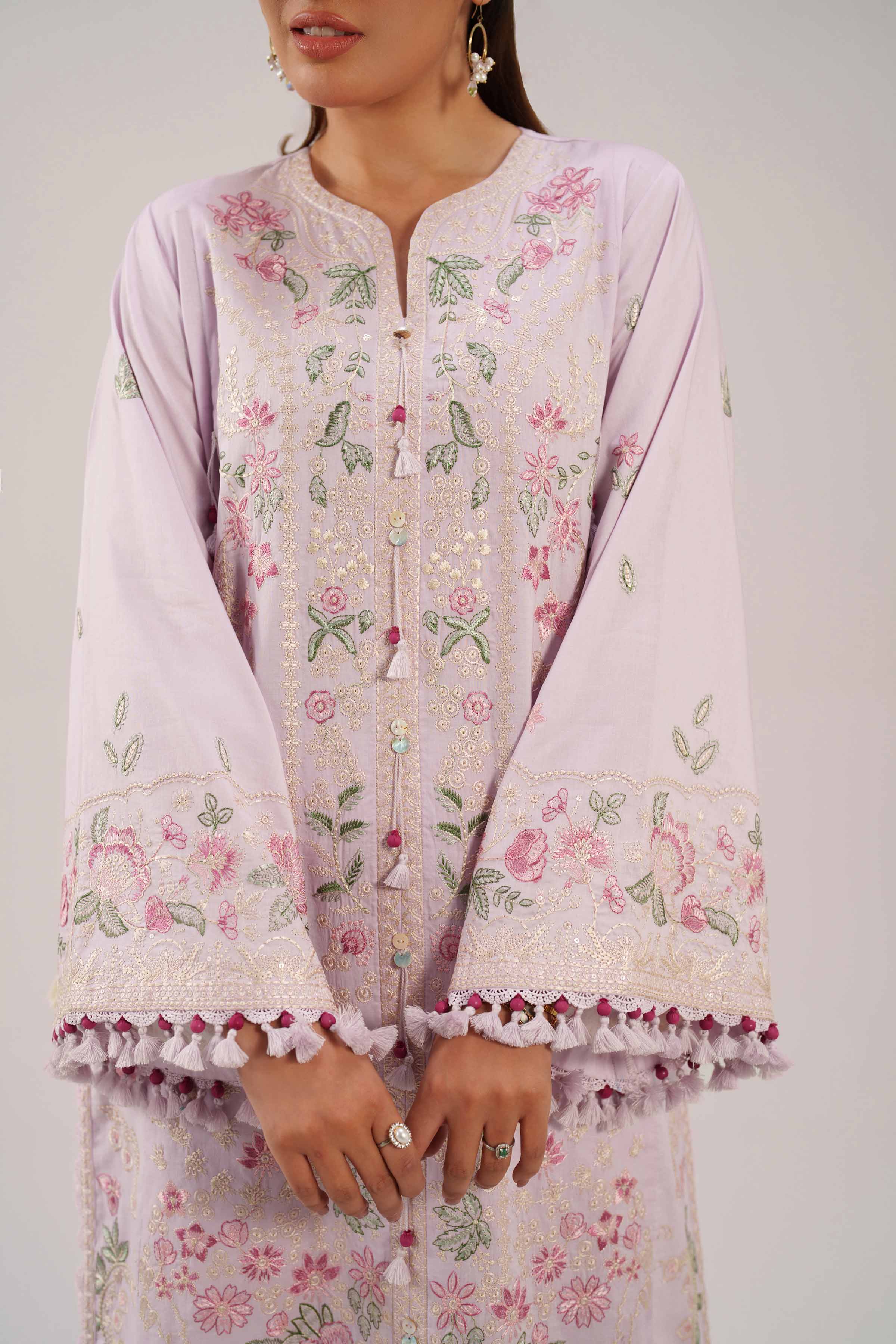 3 Piece - Embroidered Suit - 42601300 for Women - Unstitched Collection | Nishat | Shop Online
