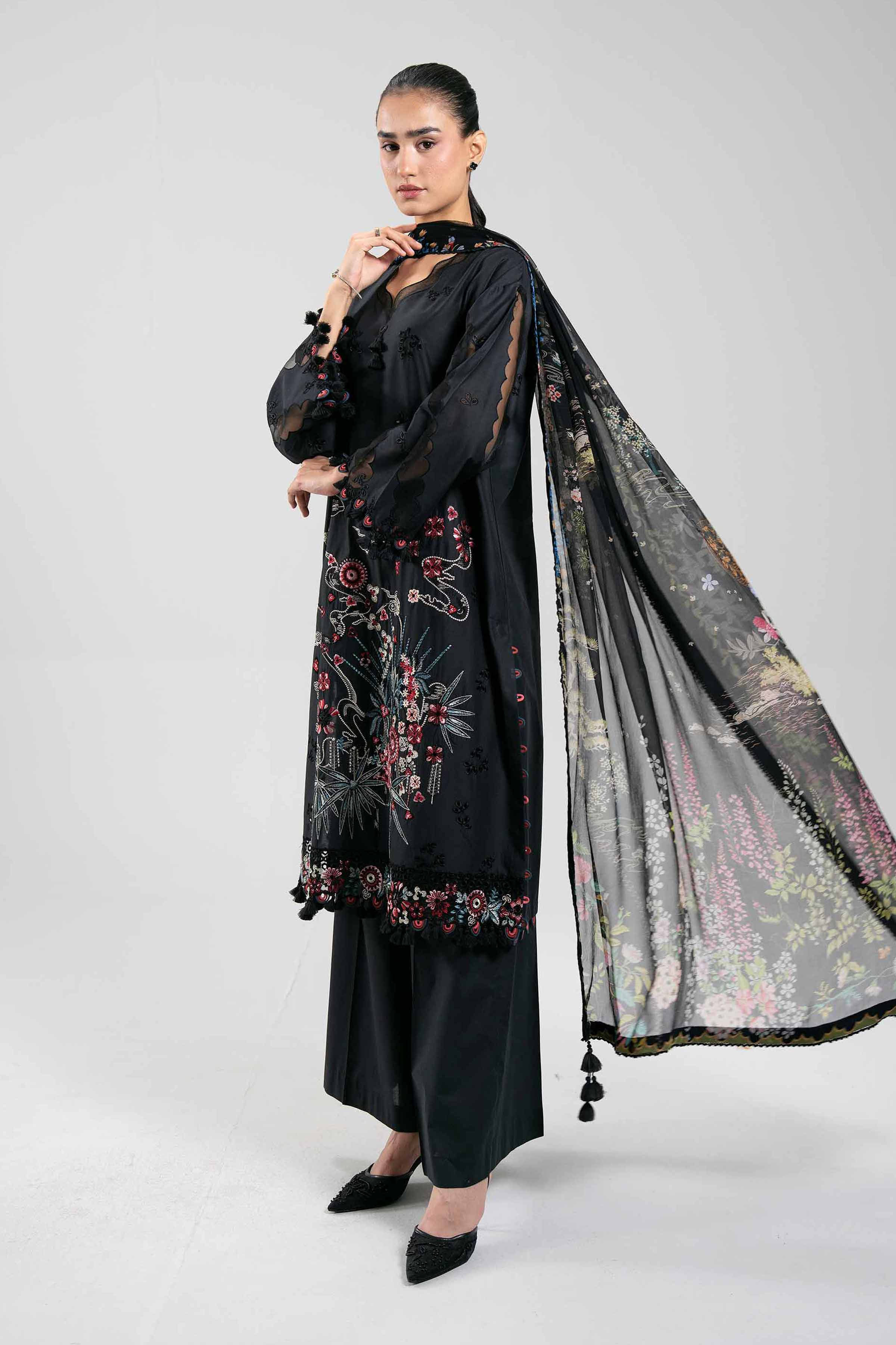 3 Piece - Embroidered Suit - 42601304 for Women - Unstitched Collection | Nishat | Shop Online