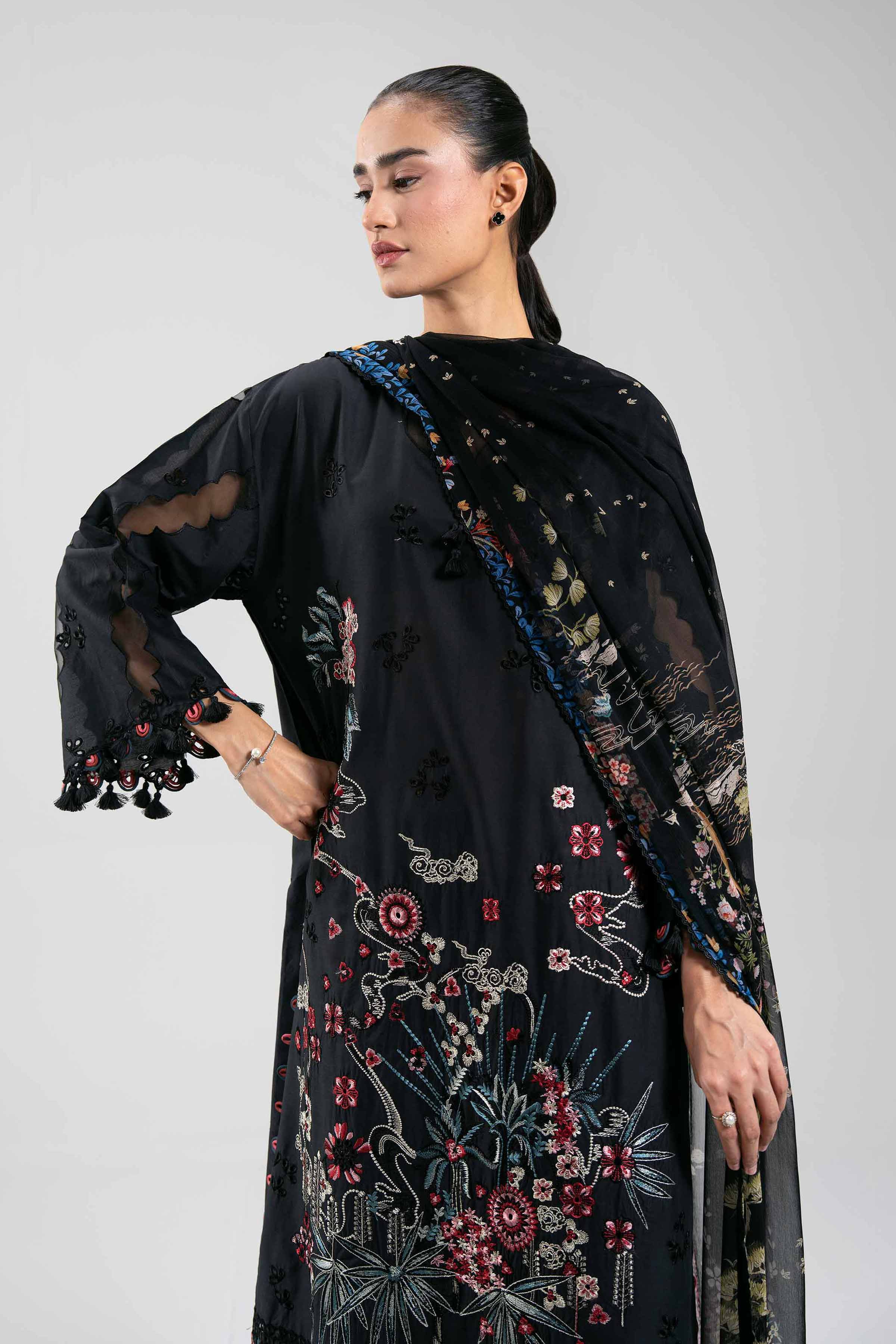 3 Piece - Embroidered Suit - 42601304 for Women - Unstitched Collection | Nishat | Shop Online