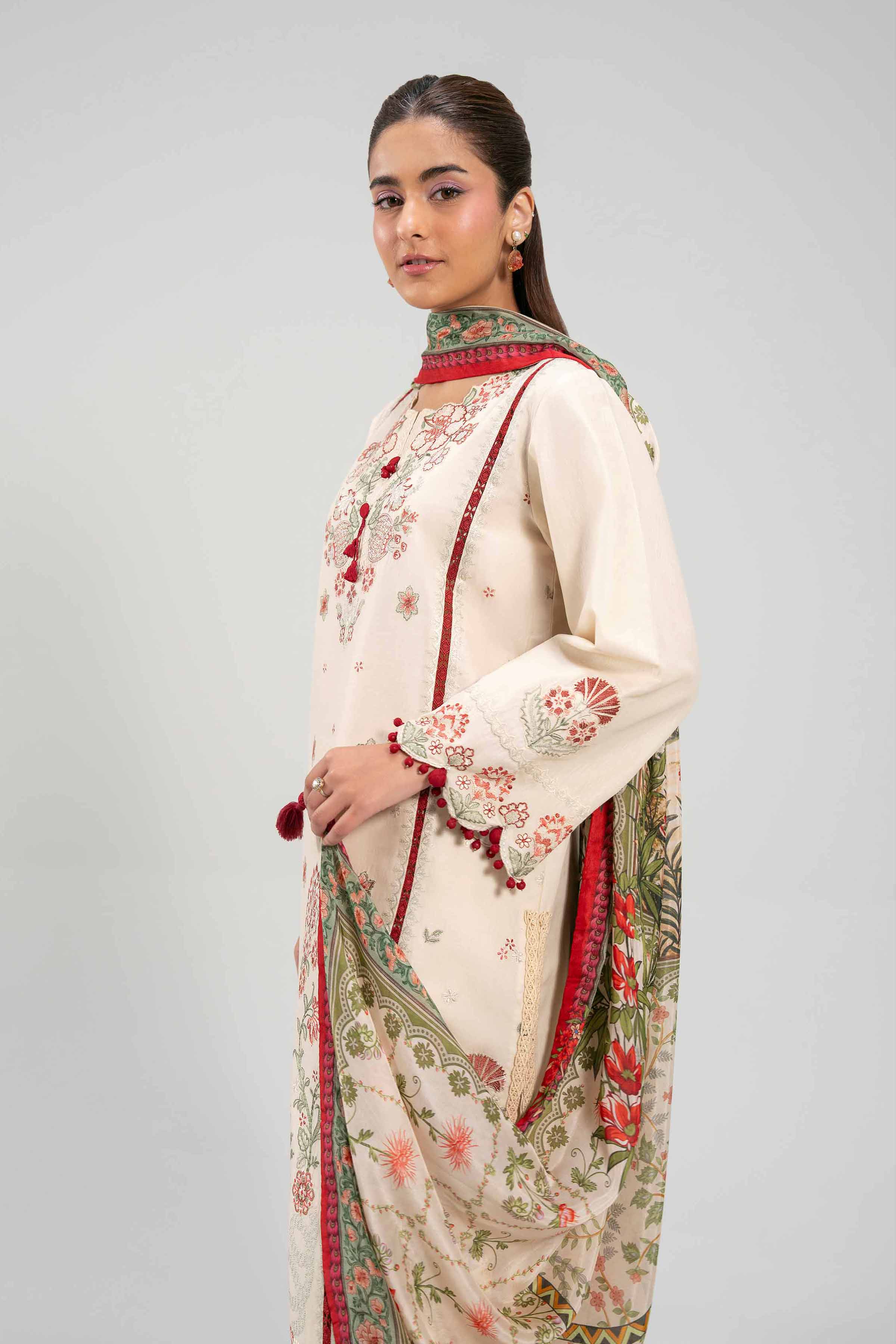 3 Piece - Digital Printed Embroidered Suit - 42601322 for Women - Unstitched Collection | Nishat | Shop Online