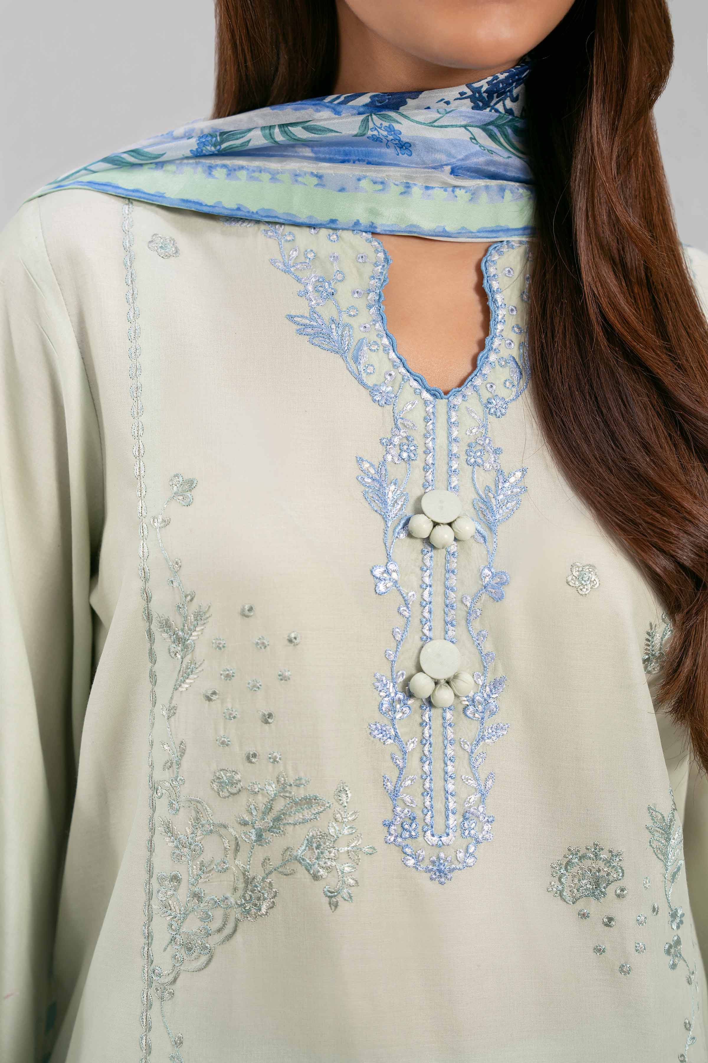 3 Piece - Digital Printed Embroidered Suit - 42601323 for Women - Unstitched Collection | Nishat | Shop Online