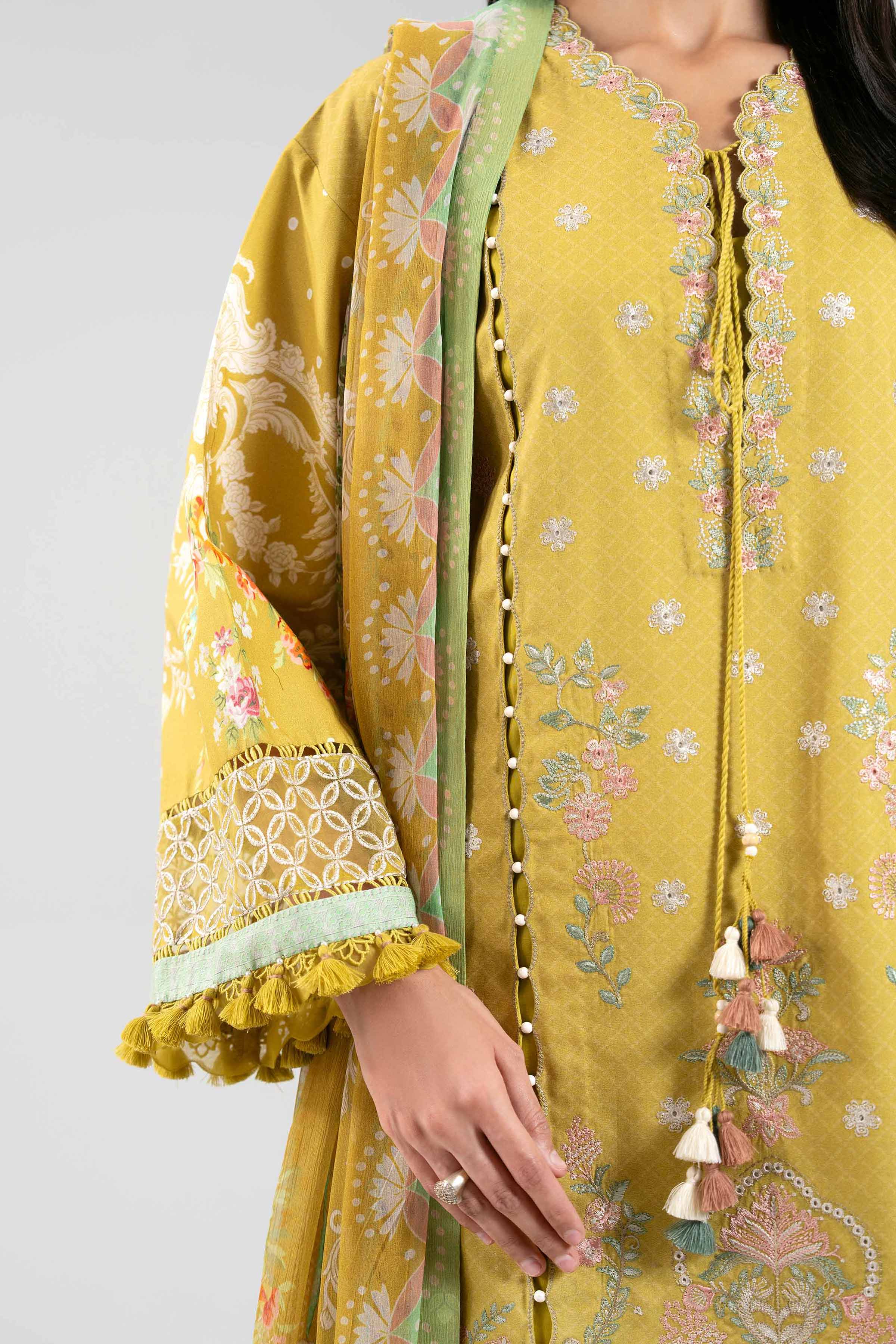 3 Piece - Digital Printed Embroidered Suit - 42601325 for Women - Unstitched Collection | Nishat | Shop Online