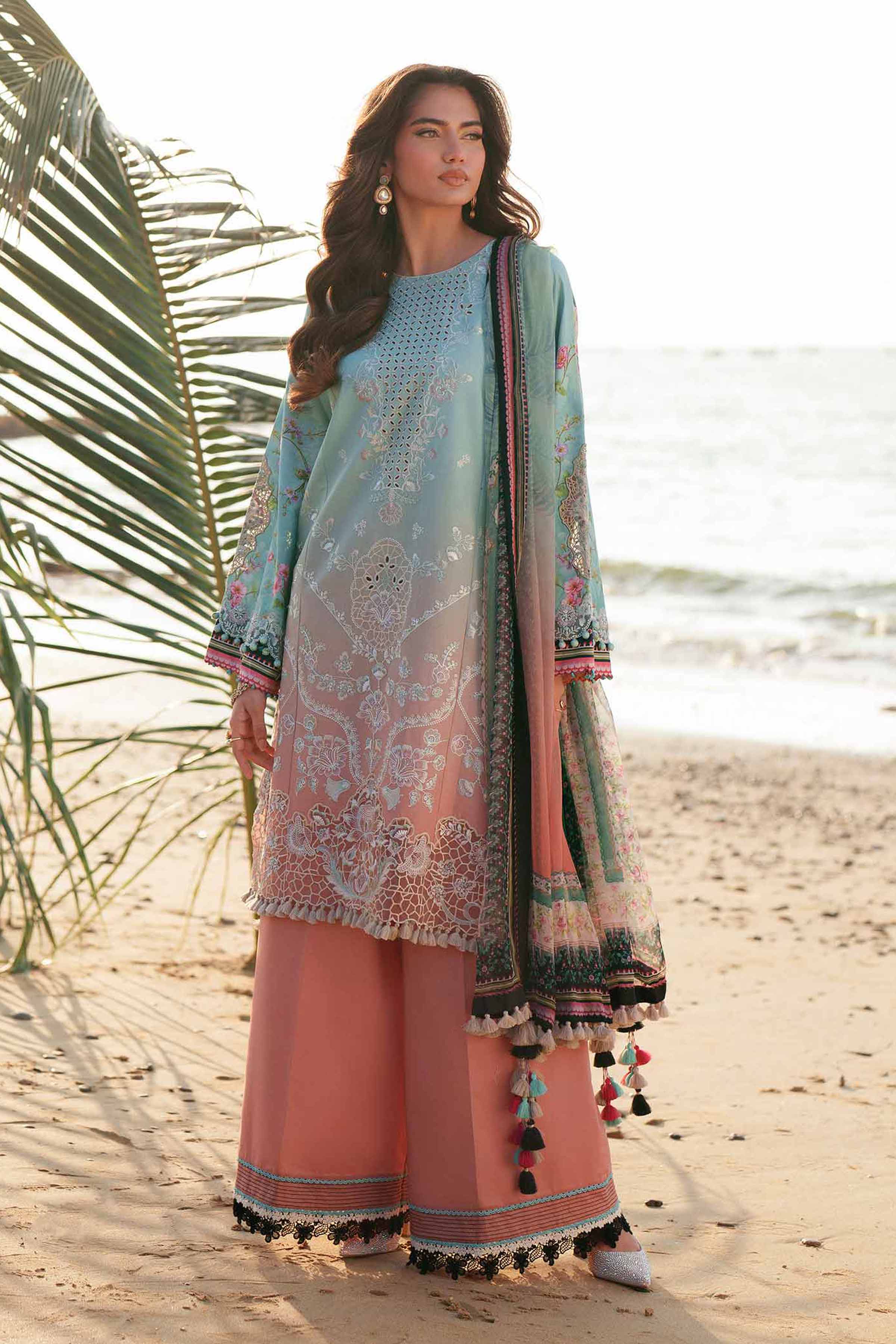 3 Piece - Embroidered Suit - 42601326 for Women - Unstitched Collection | Nishat | Shop Online