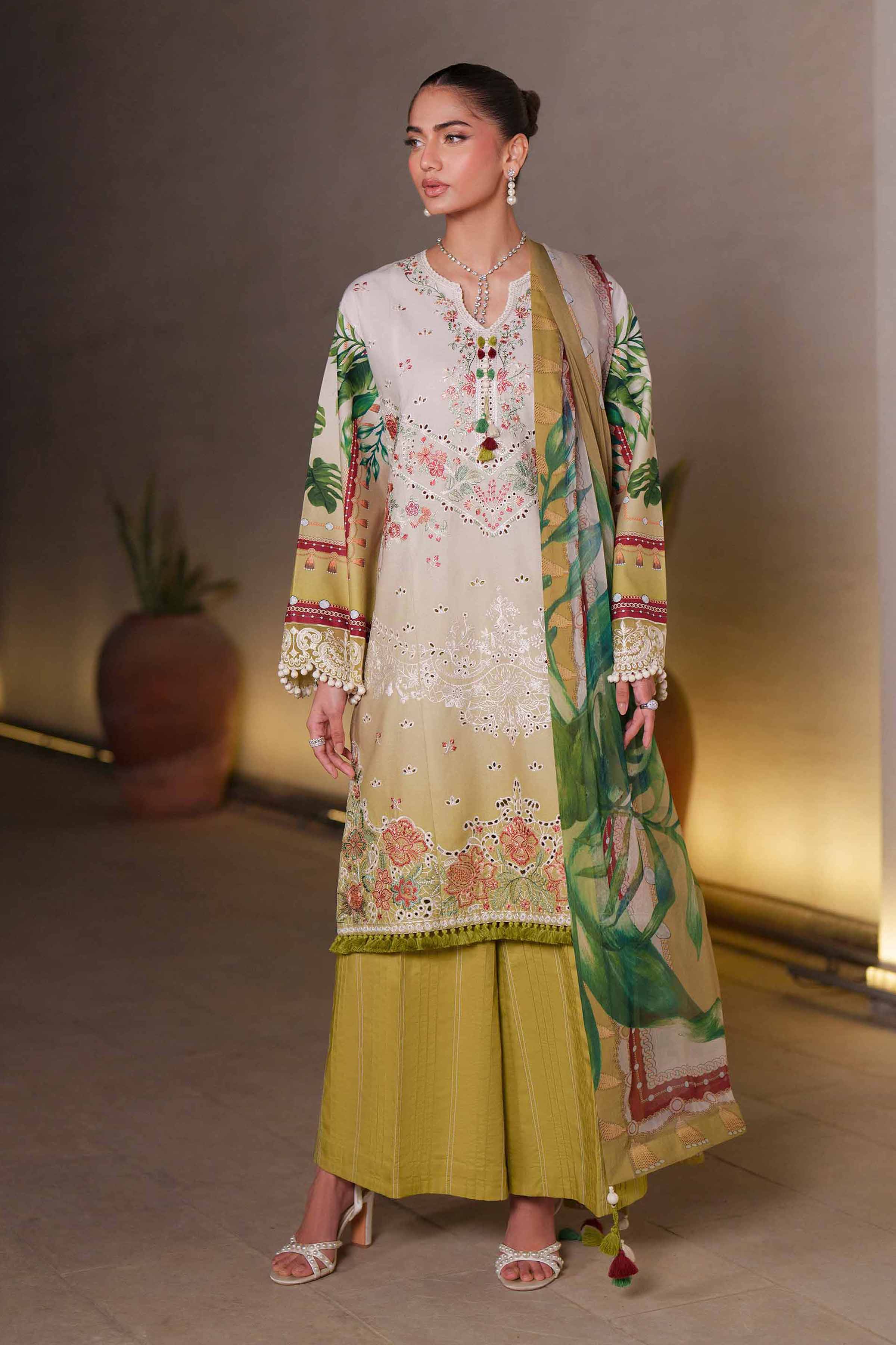3 Piece - Embroidered Suit - 42601327 for Women - Unstitched Collection | Nishat | Shop Online