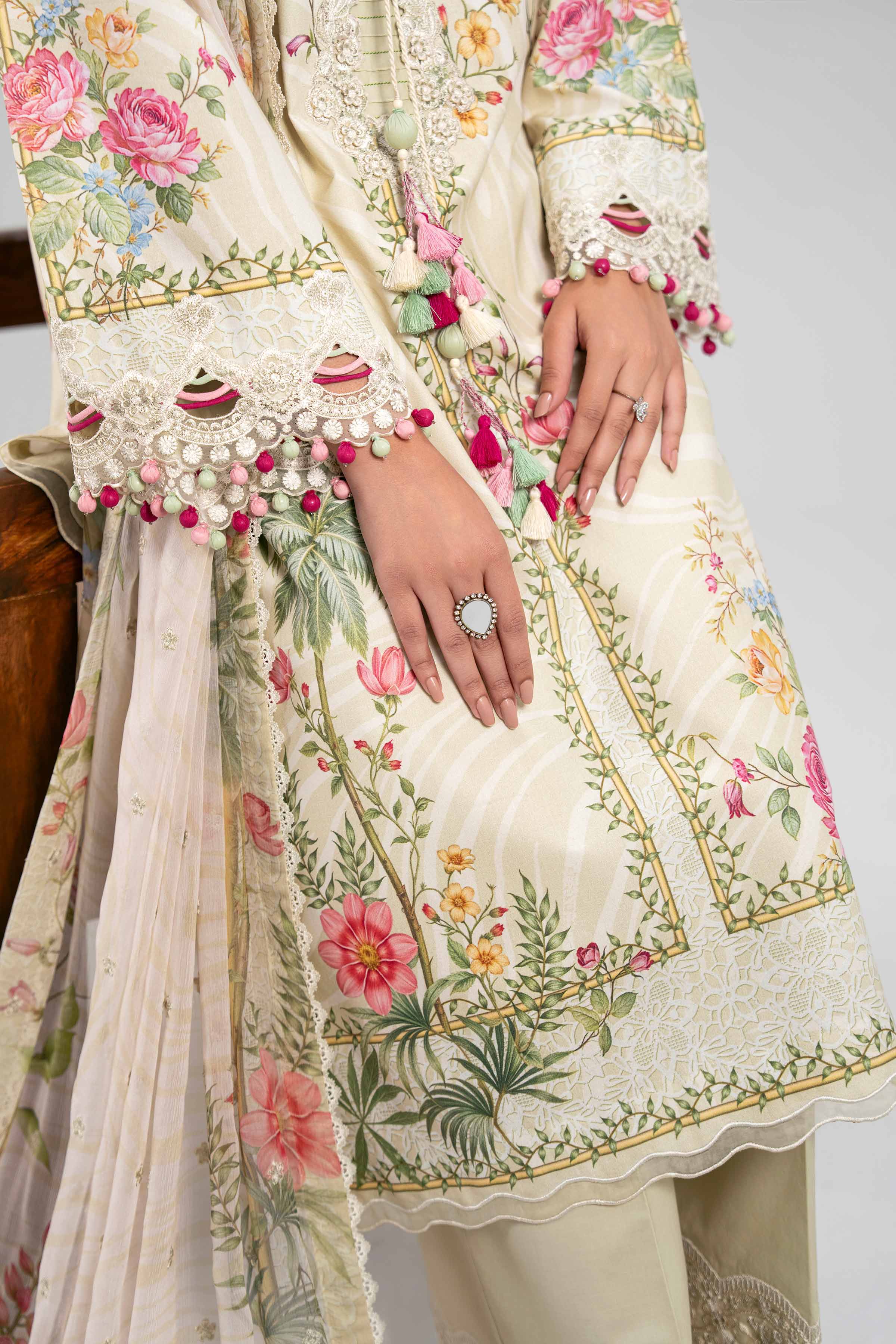 3 Piece - Digital Printed Embroidered Suit - 42601328 for Women - Unstitched Collection | Nishat | Shop Online