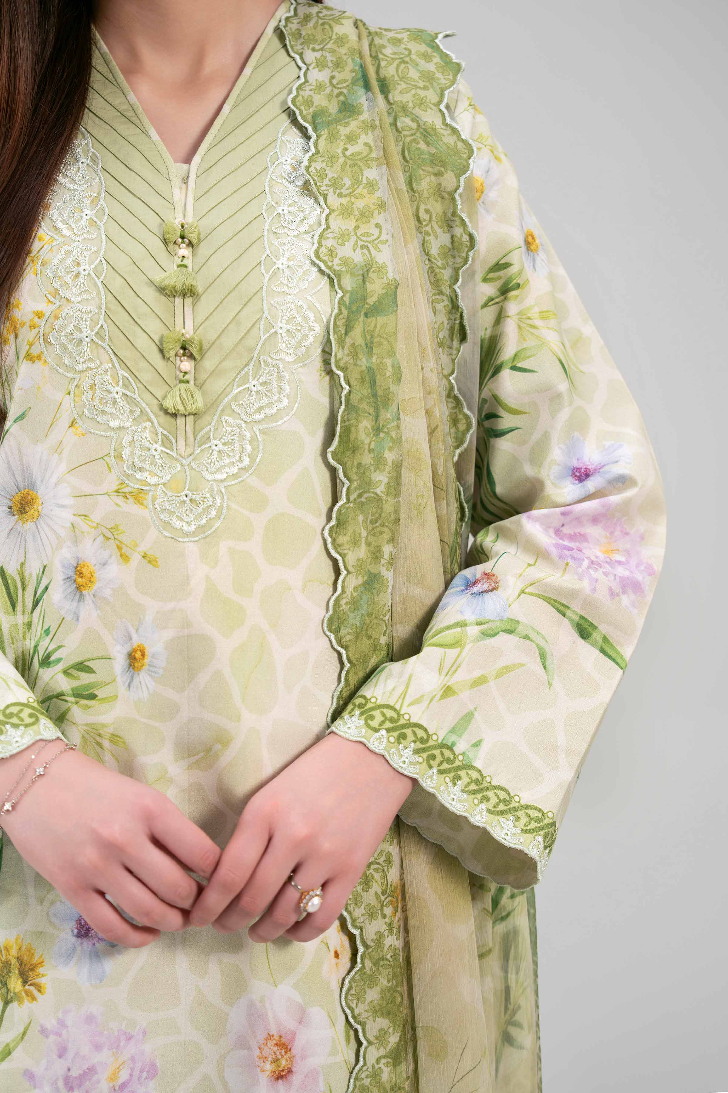 3 Piece - Embroidered Suit - 42601329 for Women - Unstitched Collection | Nishat | Shop Online