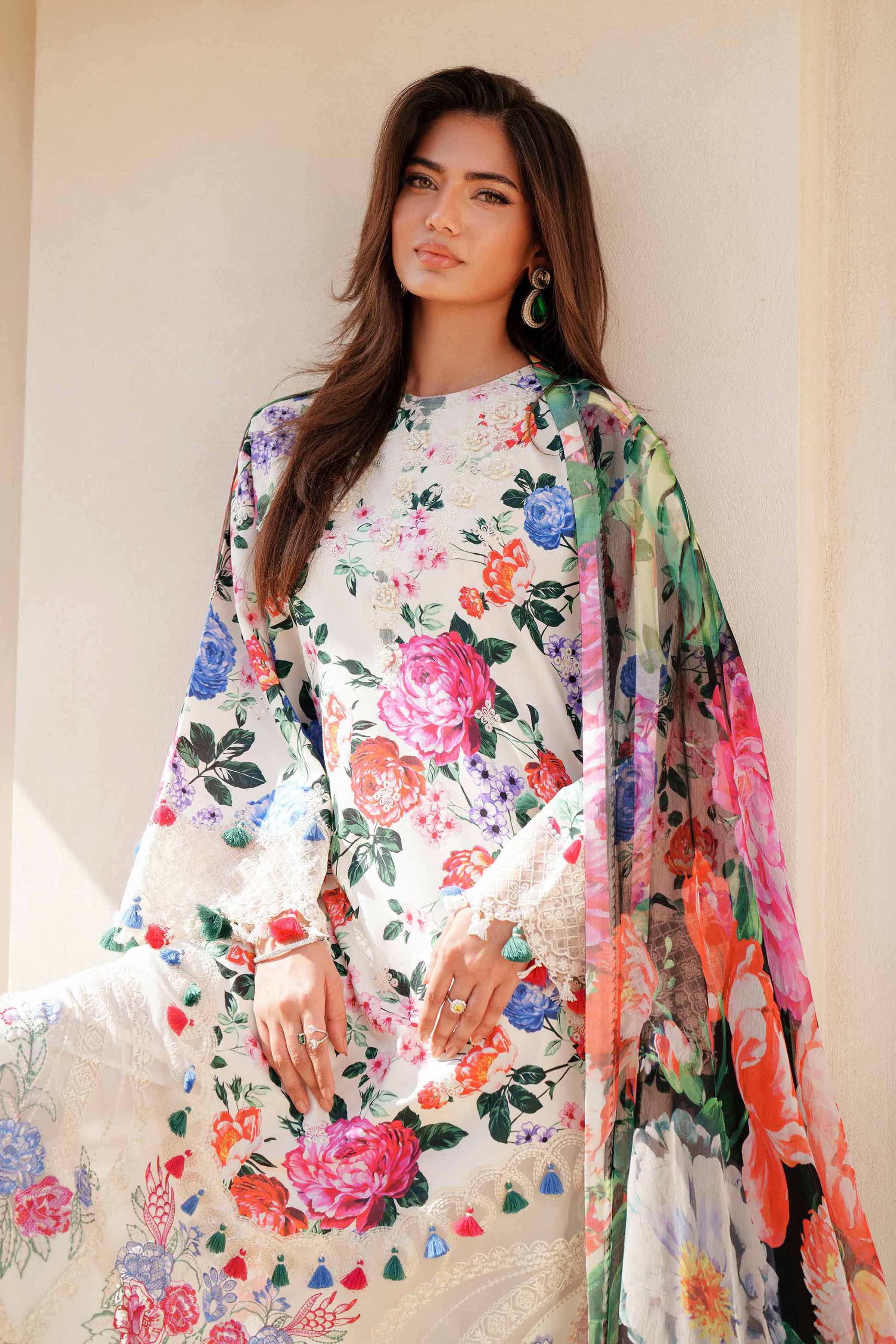 3 Piece - Digital Printed Embroidered Suit - 42601331 for Women - Unstitched Collection | Nishat | Shop Online
