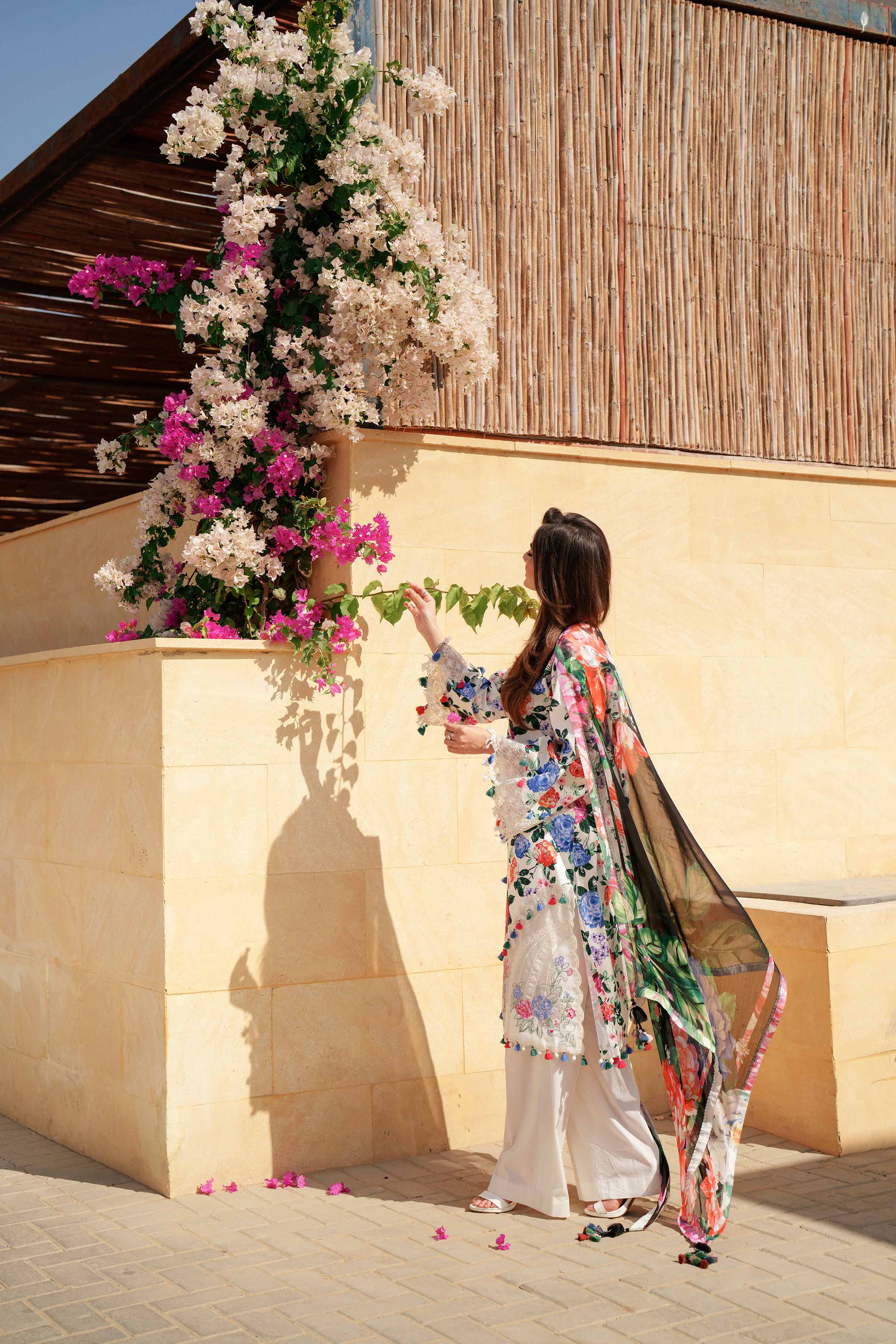 3 Piece - Digital Printed Embroidered Suit - 42601331