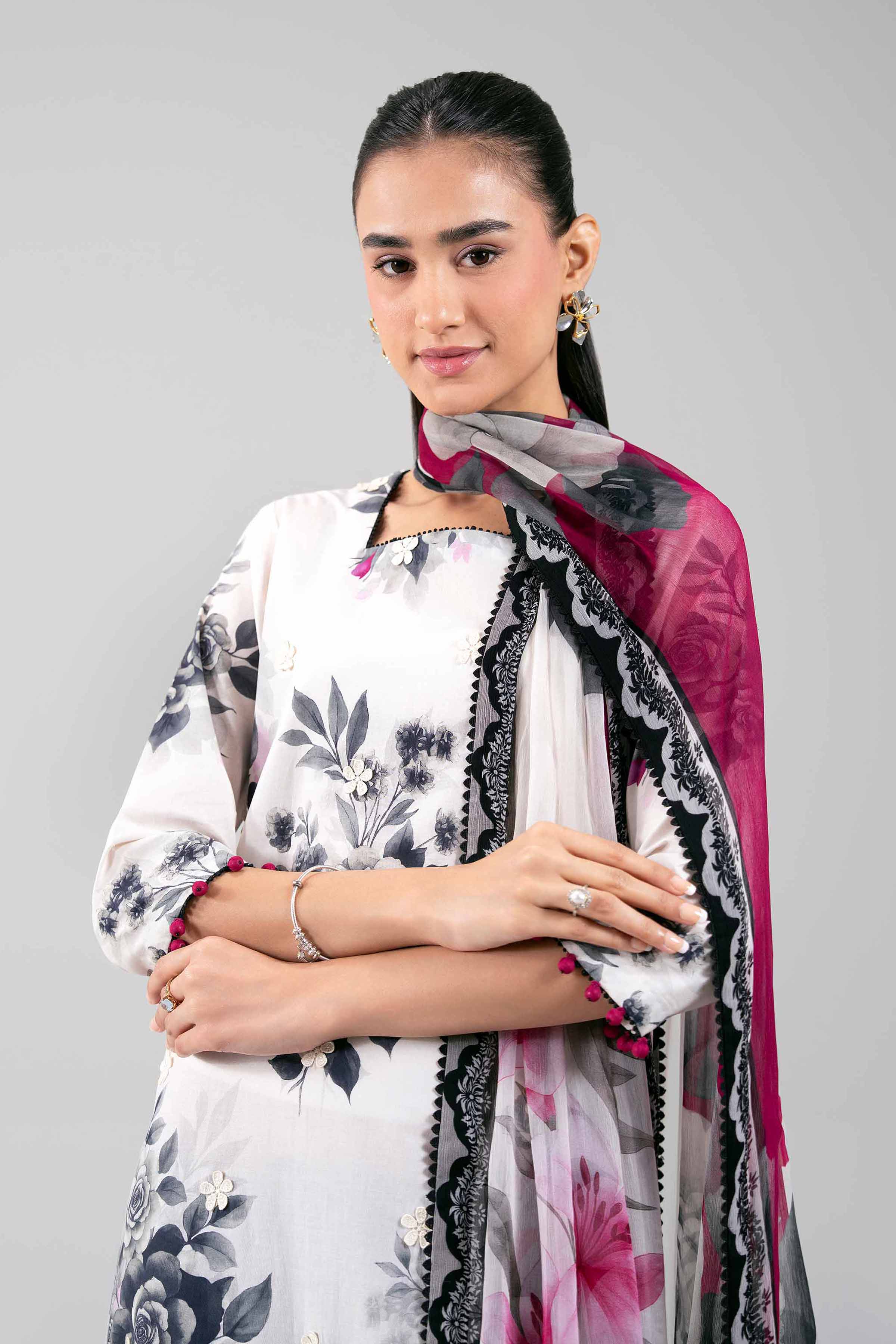 3 Piece - Embroidered Suit - 42601332 for Women - Unstitched Collection | Nishat | Shop Online