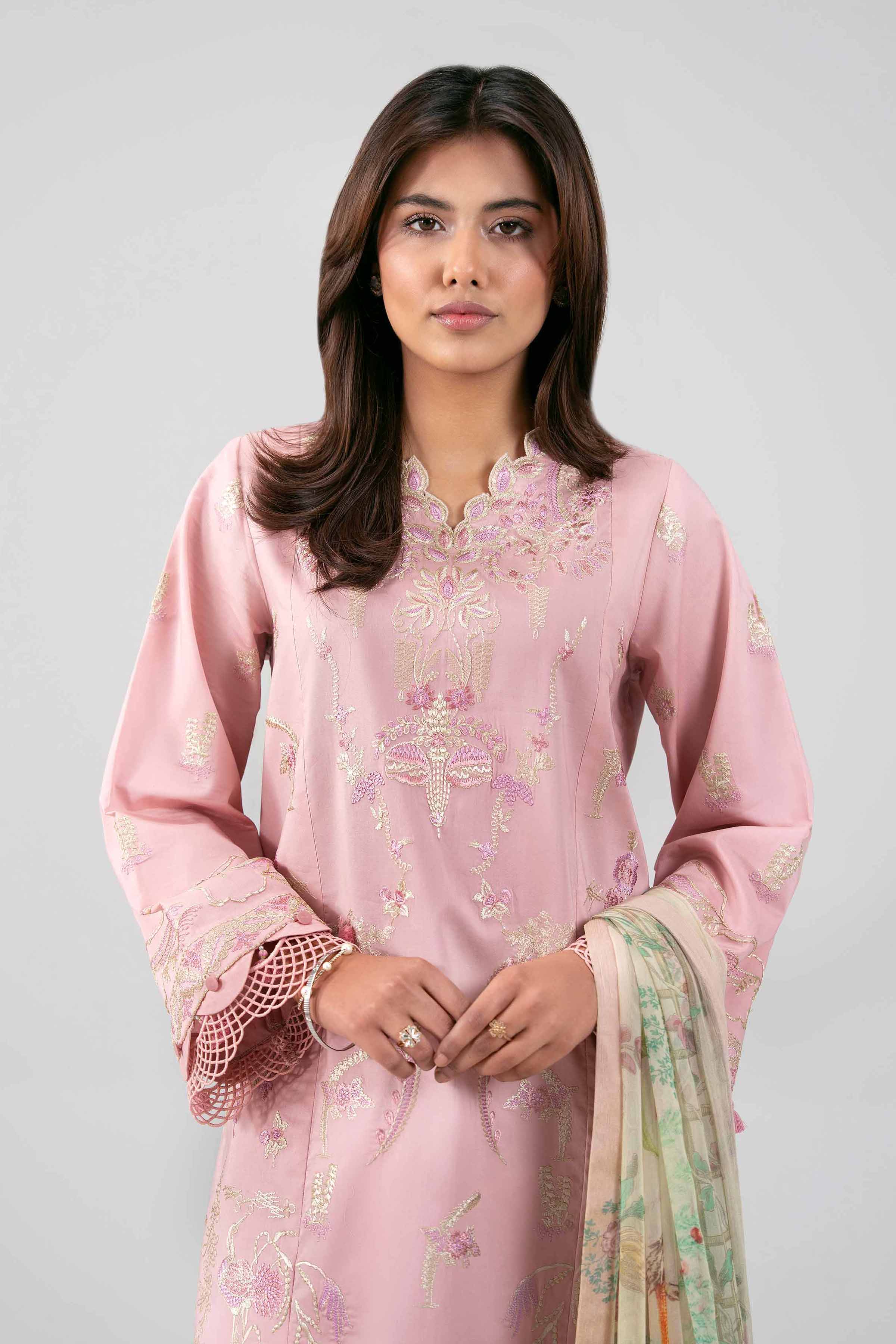 3 Piece - Digital Printed Embroidered Suit - 42601337 for Women - Unstitched Collection | Nishat | Shop Online