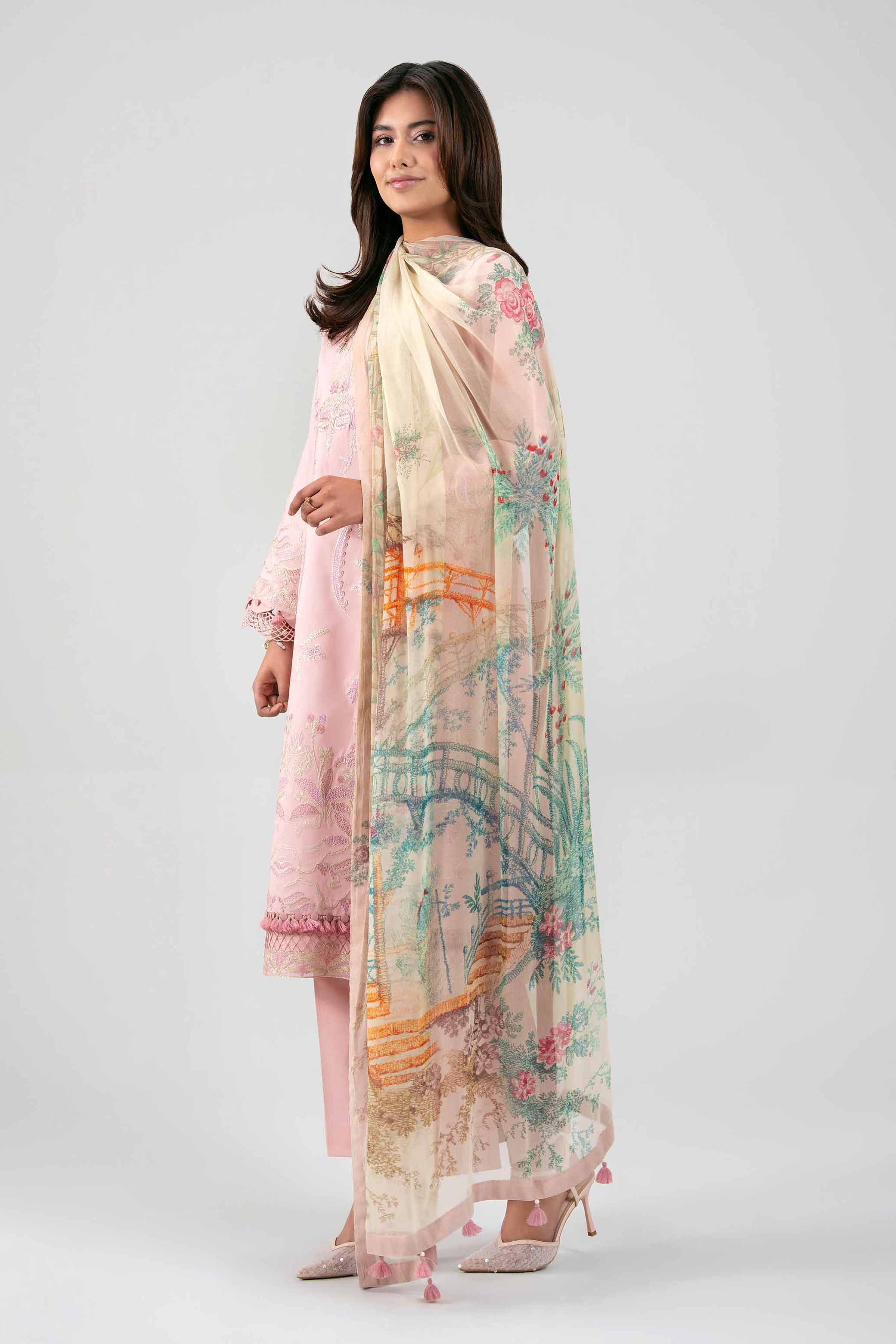 3 Piece - Digital Printed Embroidered Suit - 42601337 for Women - Unstitched Collection | Nishat | Shop Online