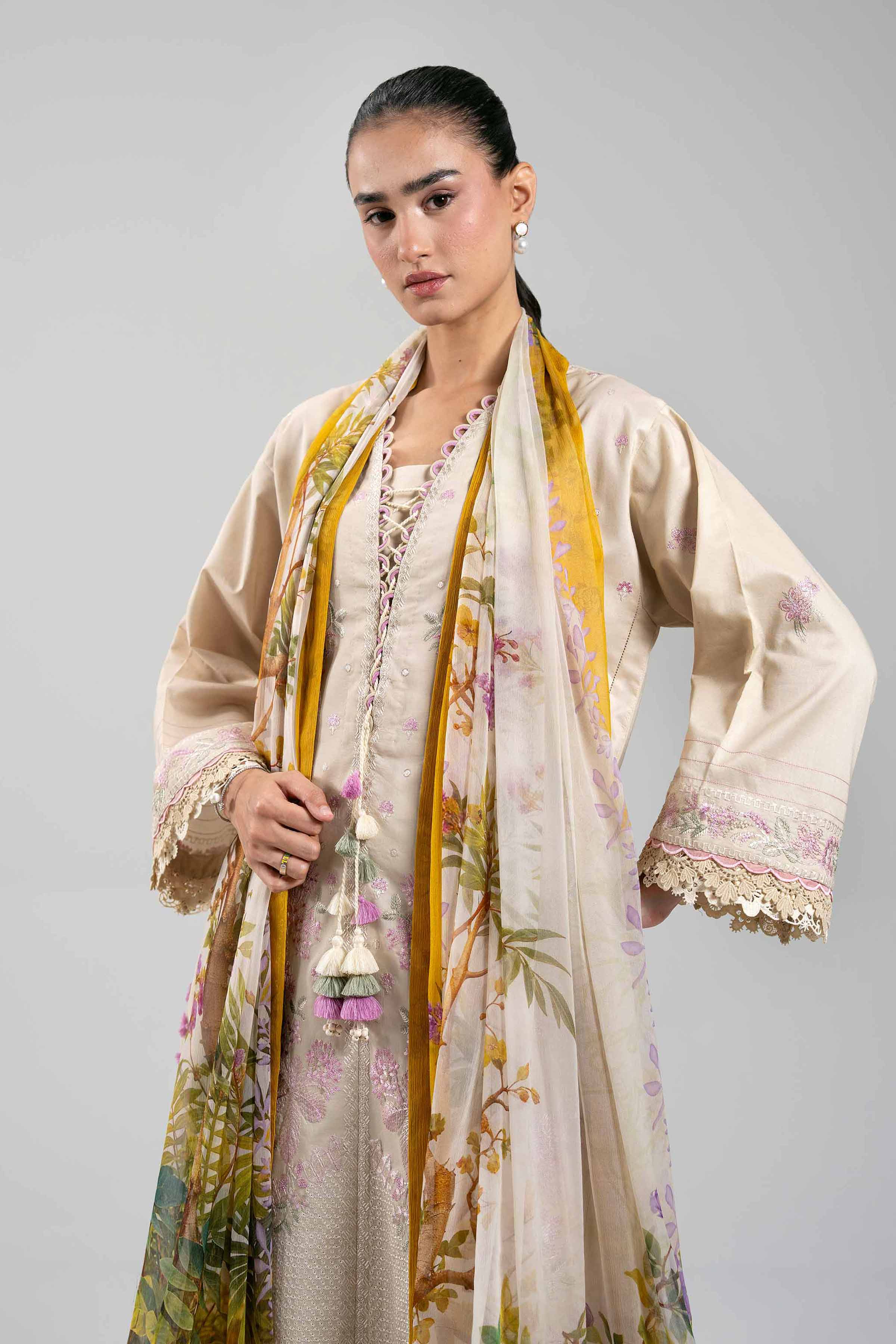 3 Piece - Embroidered Suit - 42601340 for Women - Unstitched Collection | Nishat | Shop Online